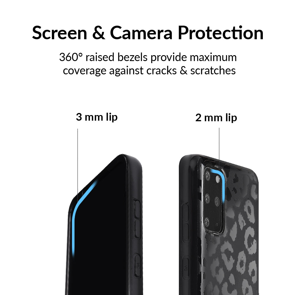 Samsung Galaxy Phone Case with Black Leopard Design - Stylish & Protective Cover for Everyday Use and Outdoor Adventures