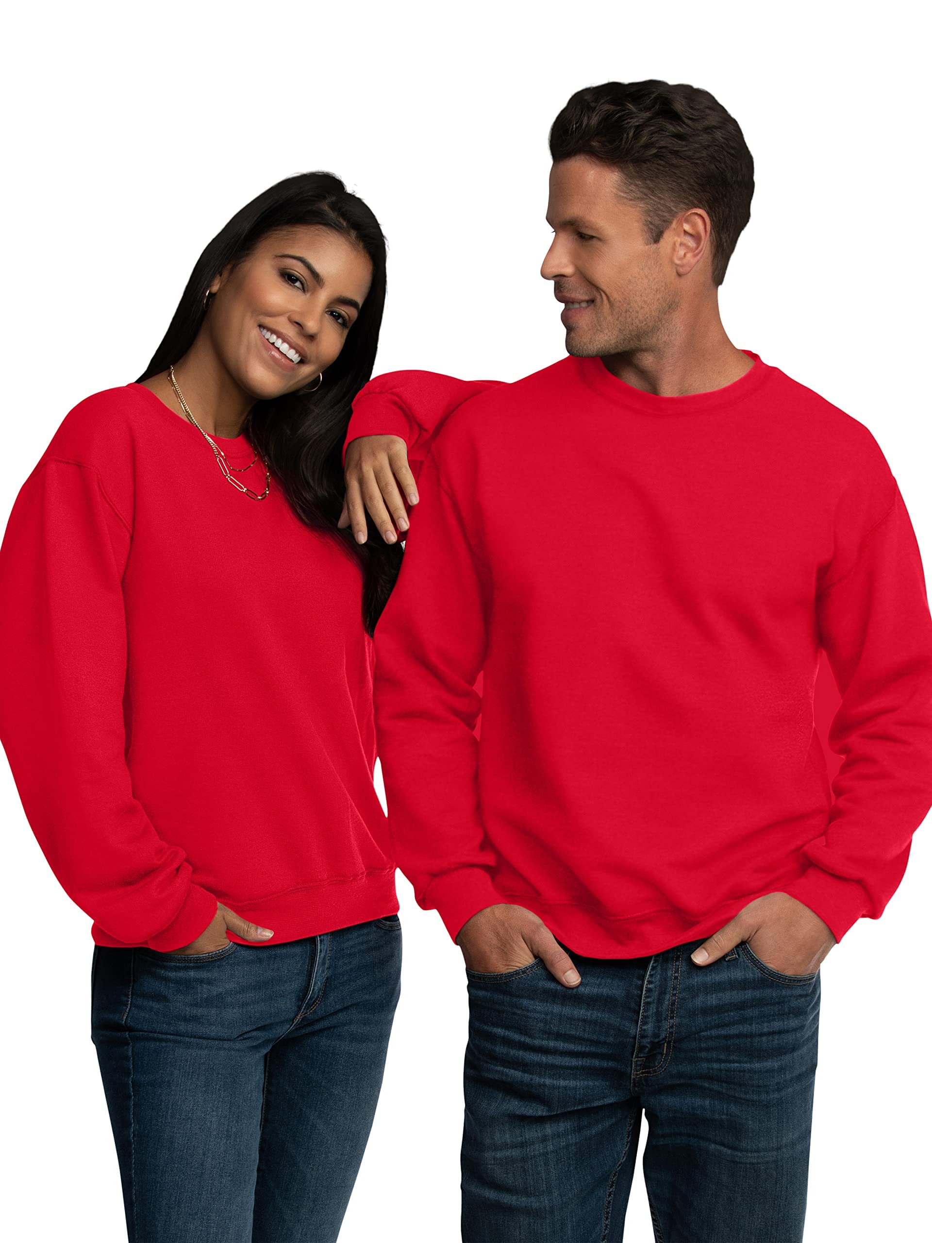 Fruit of the Loom Men's Moisture Wicking Eversoft Fleece Sweatshirt - Soft & Breathable Pullover Hoodie for Gym, Running & Outdoor Activities