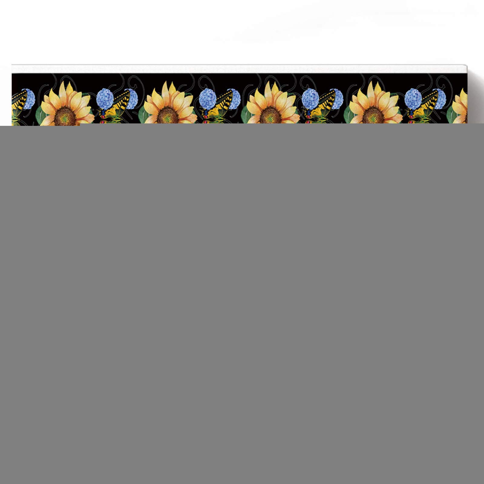 DIY Sunflower Butterfly & Hydrangea Floral Paint by Numbers Kit for Kids & Adults - 16x20 Inch with 3 Brushes & 24 Acrylic Paints - Perfect for Home Wall, Living Room, Bedroom, and Office Decoration