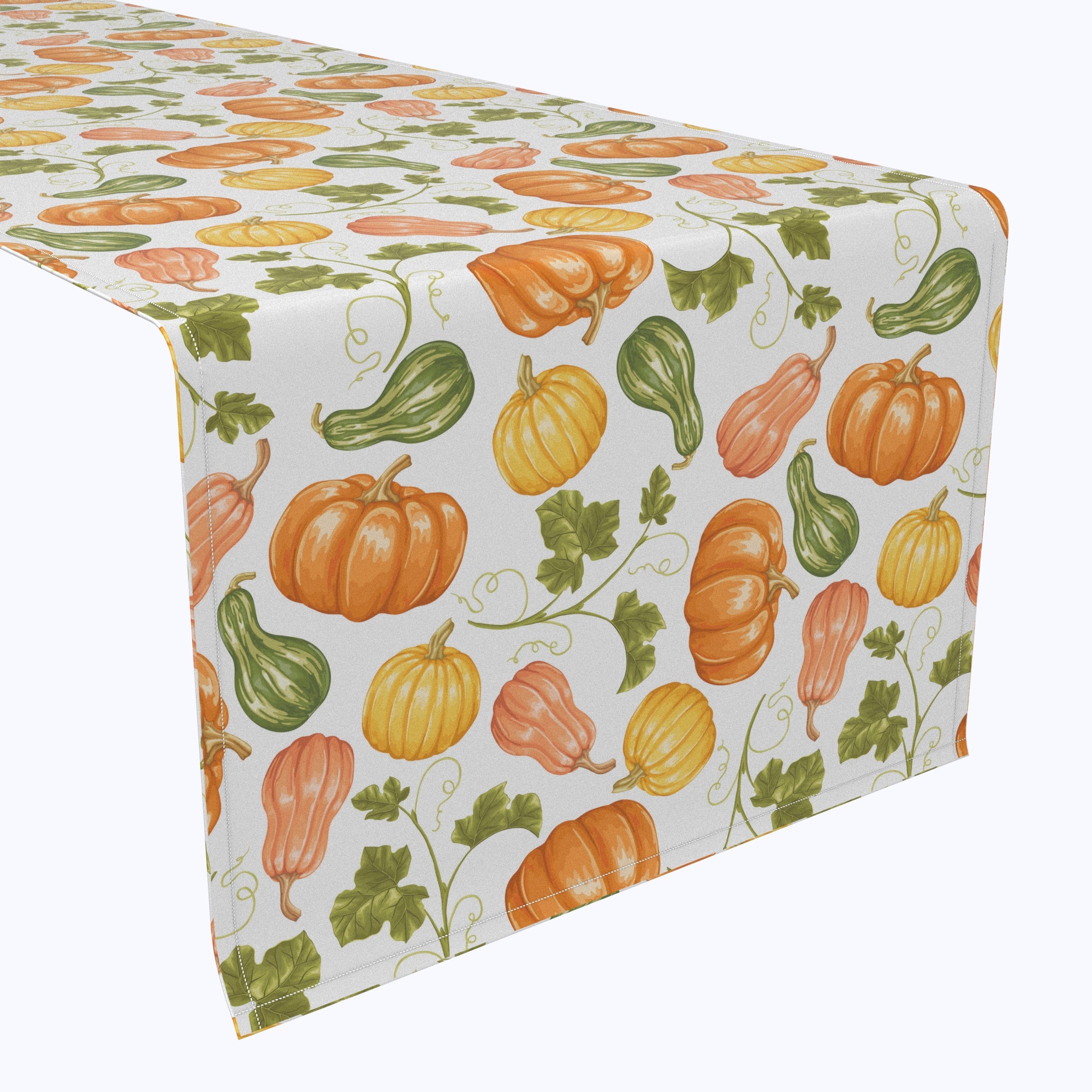 Bountiful Gourds Table Runners - Handmade Fall Harvest Decor for Thanksgiving & Autumn Dining - Perfect for Farmhouse Tables, Holiday Centerpieces & Seasonal Home Decor