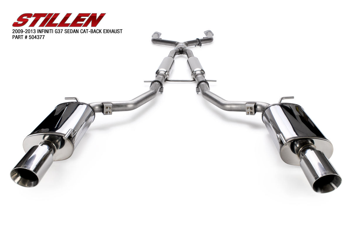 2009-2013 Infiniti G37 Sedan & 2015 Q40 Performance Stainless Steel Cat-Back Exhaust System 504377 - High Flow Exhaust for Enhanced Power & Sound - Perfect for Street Racing & Performance Upgrades