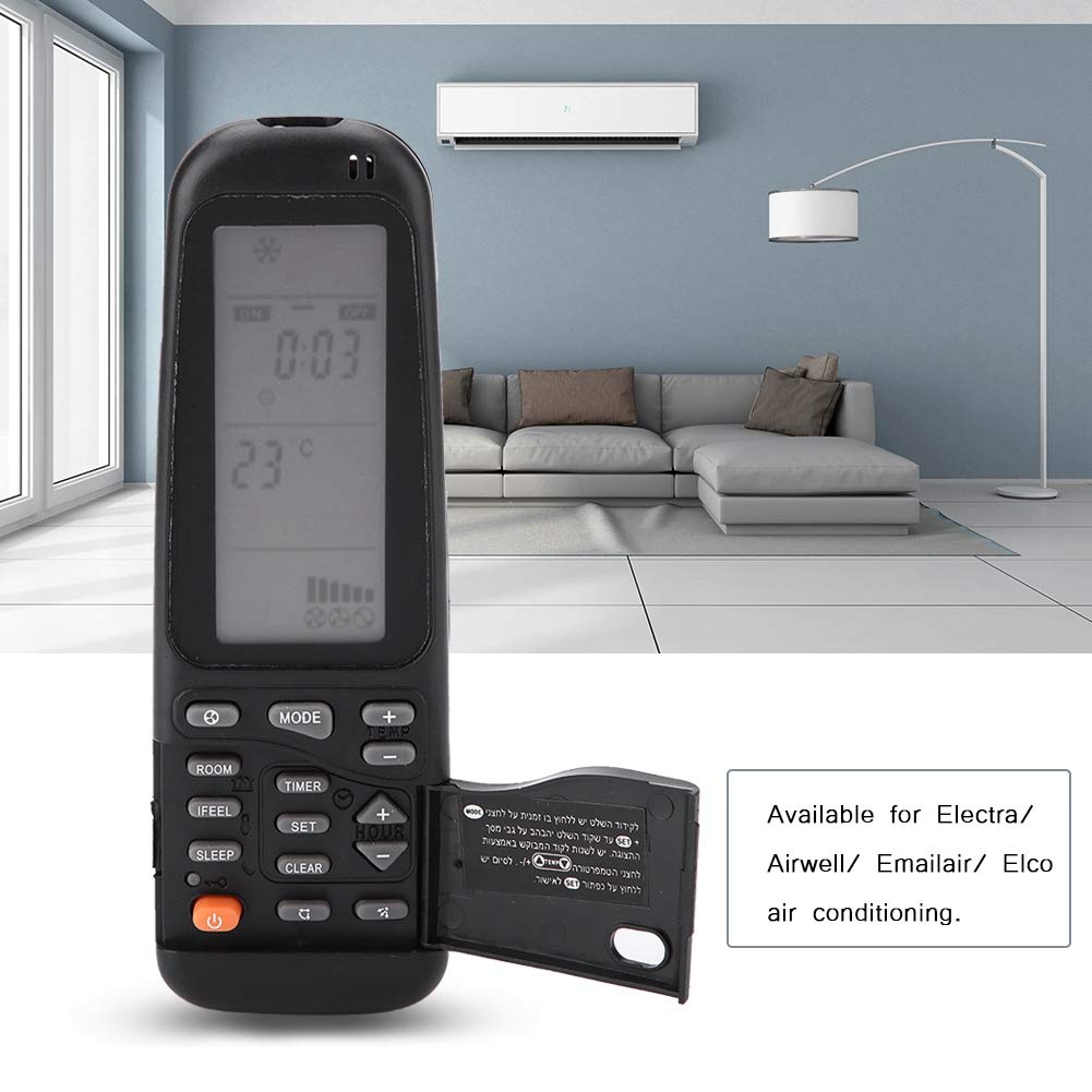 Electra Airwell Emailair Elco RC-3 Universal Air Conditioner Remote Control Replacement for RC YKR-M/001E/RC-3 - Perfect for Home Office Bedroom & Telescope Accessories