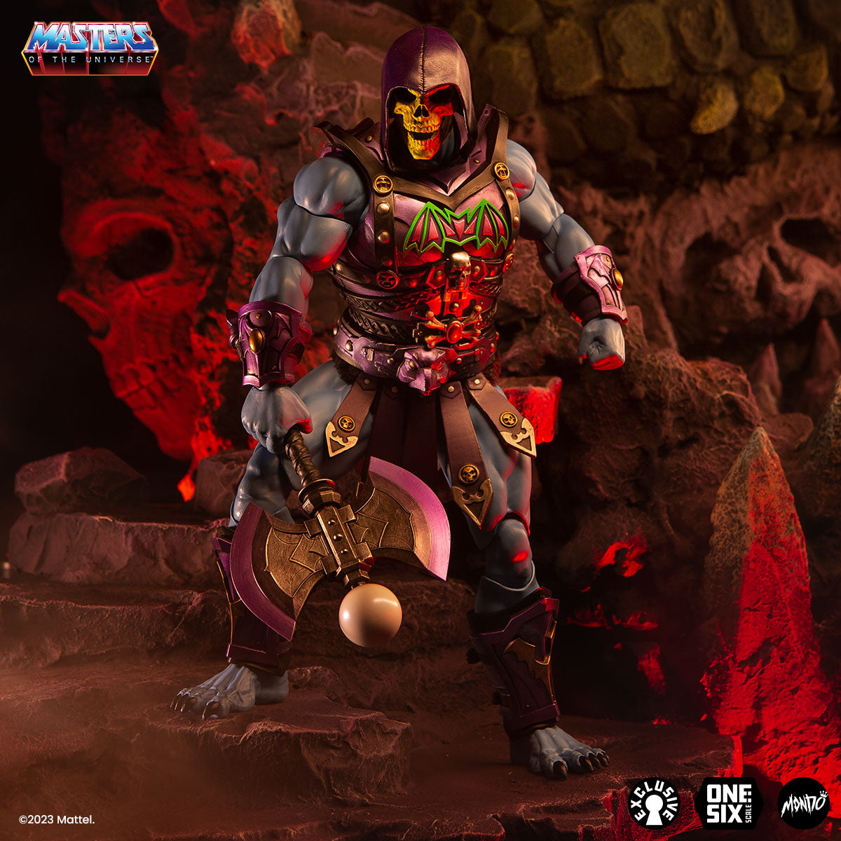 Masters of the Universe Skeletor Deluxe 1/6 Scale Action Figure - Timed Edition Collectible Toy for Display & Play | Perfect for Fans, Collectors & Home Decor