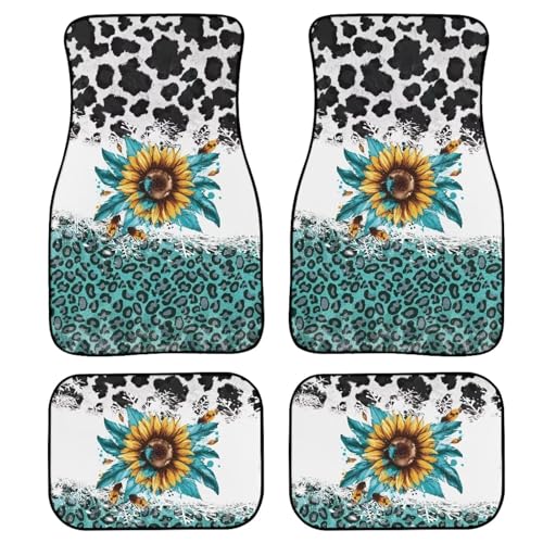 Leopard and Sunflower