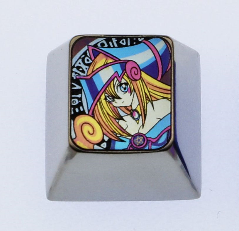 Dark Magician Titanium Alloy Custom Keycaps - Personalized Mechanical Keyboard Keycaps for Gaming & Typing | Durable & Stylish Keyboard Accessories for PC Gamers & Typists