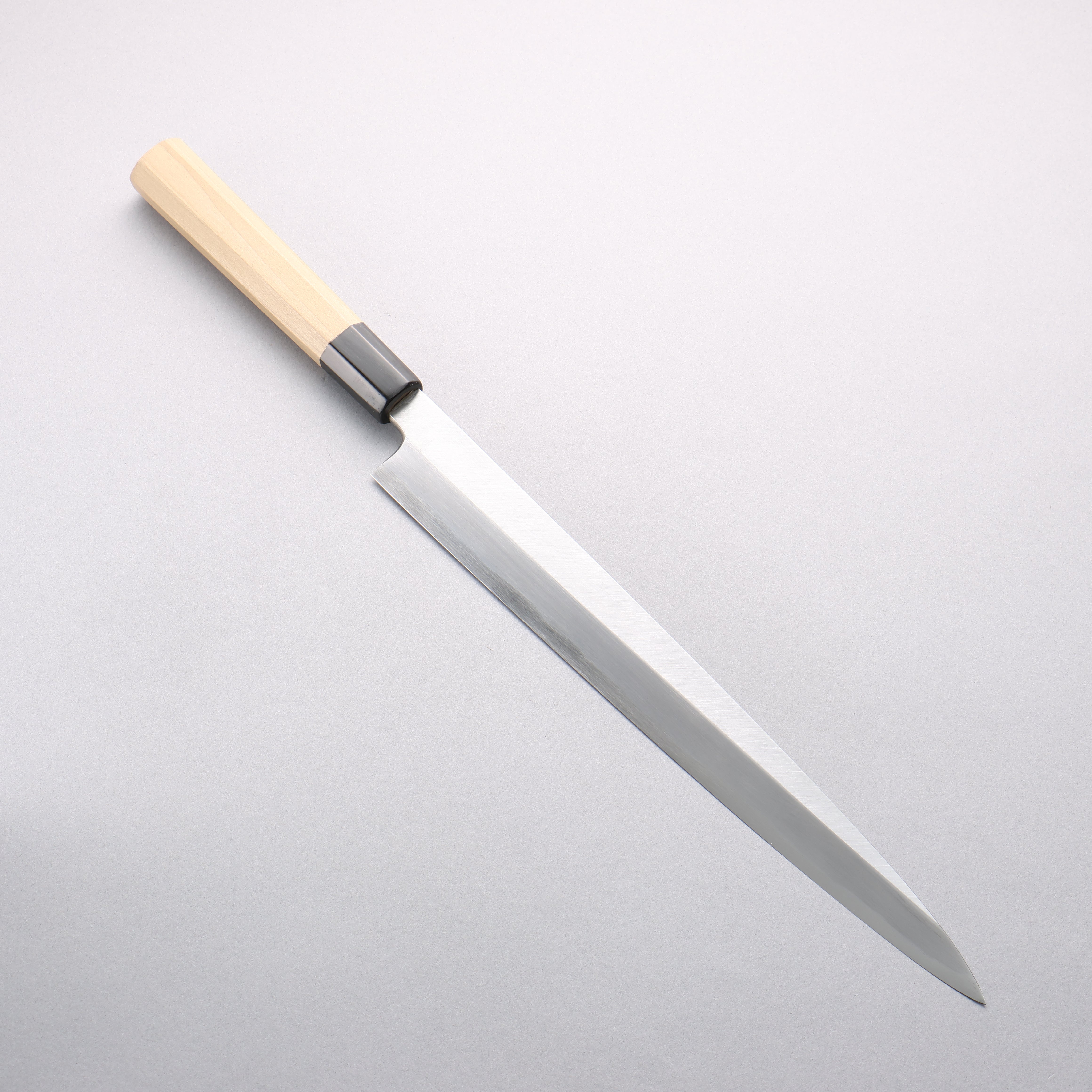 Premium White Steel No.2 Yanagiba Sushi Knife 300mm - Magnolia Wood Handle with Water Buffalo Horn Ferrule - Perfect for Sushi Chefs & Japanese Cuisine Preparation