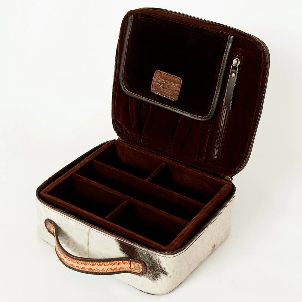 American Darling Travel Jewelry Case - Elegant Organizer for Necklaces, Rings & Earrings | Perfect for Vacation, Business Trips & Daily Use