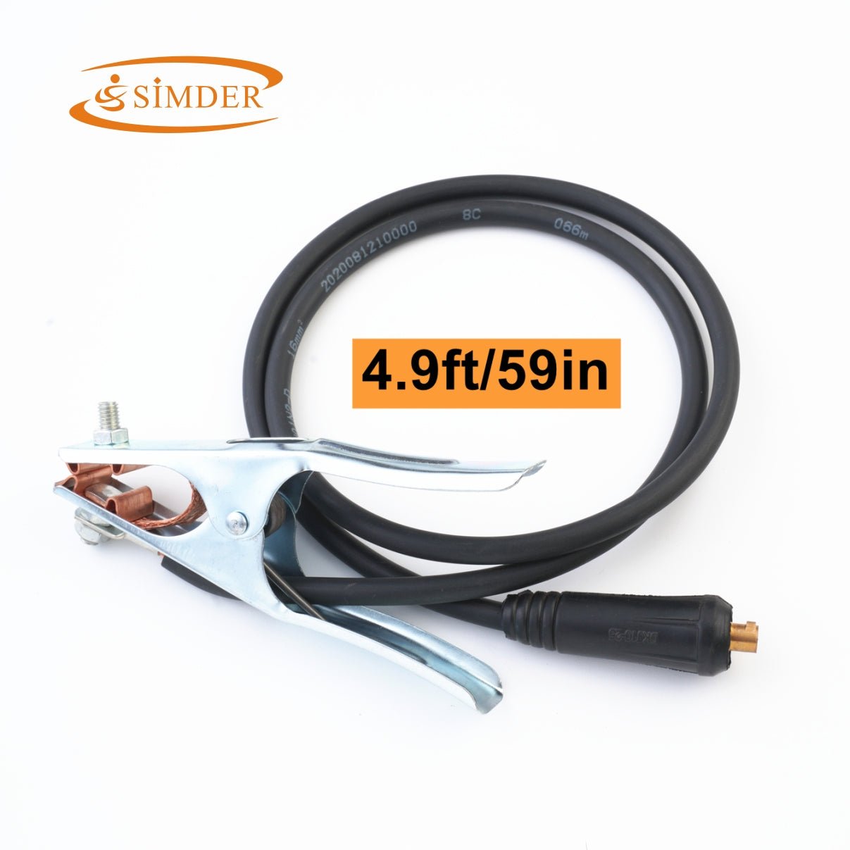 SSimder Welding Electrode Holder & Ground Clamp Set - Professional Copper Welding Clamp & Electrode Holder for Arc Welding - Perfect for DIY, Construction & Metal Fabrication Projects