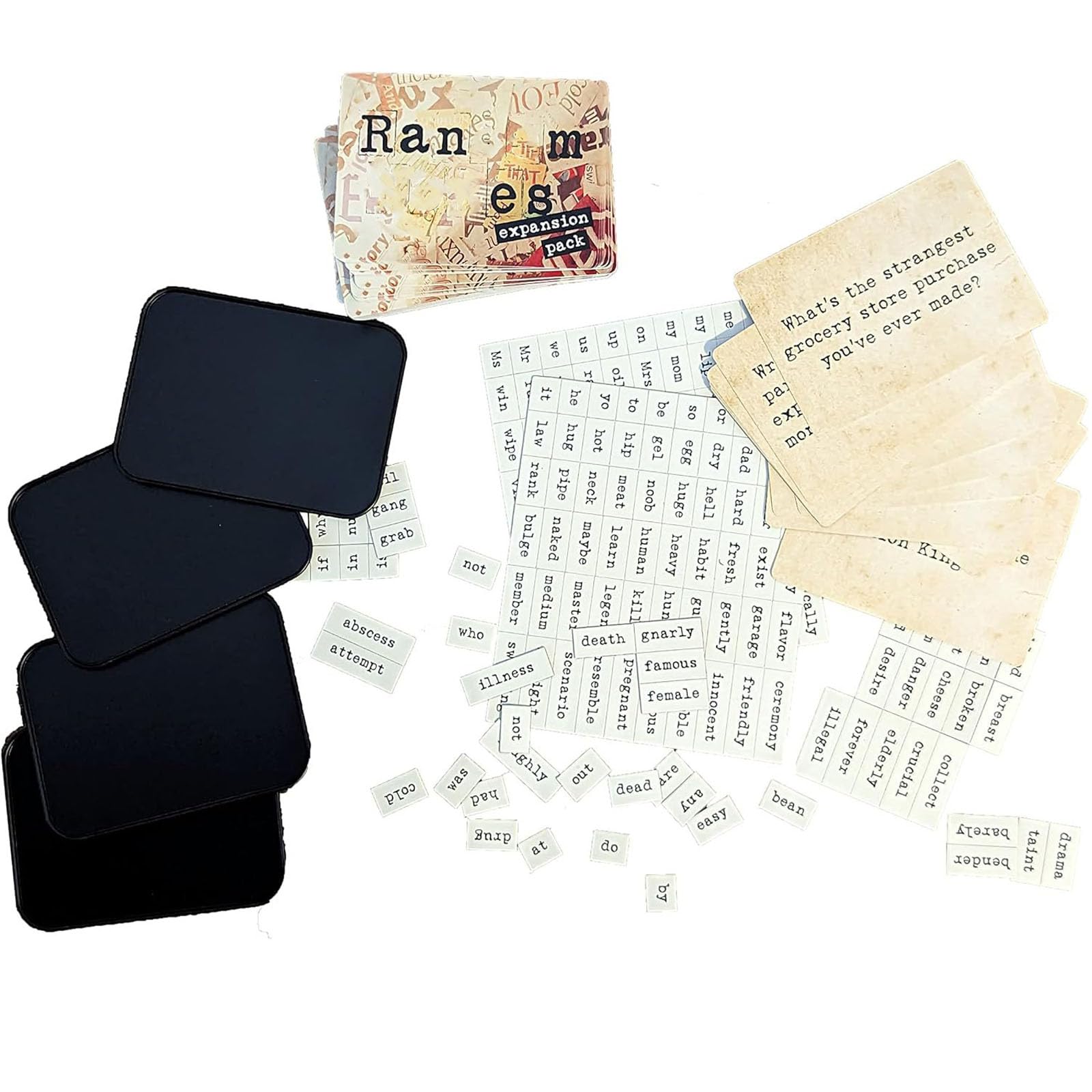 Ransom Notes Word Magnet Party Game - Fun Abducktion & Ridiculous Word Play for 3+ Players | Perfect for Family Game Nights & Social Gatherings