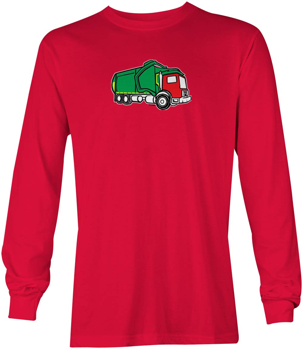 Garbage Truck Graphic T-Shirt for Youth - Fun & Messy Trash Design - Perfect for Playdates, Costume Parties & Kids Who Love Trucks