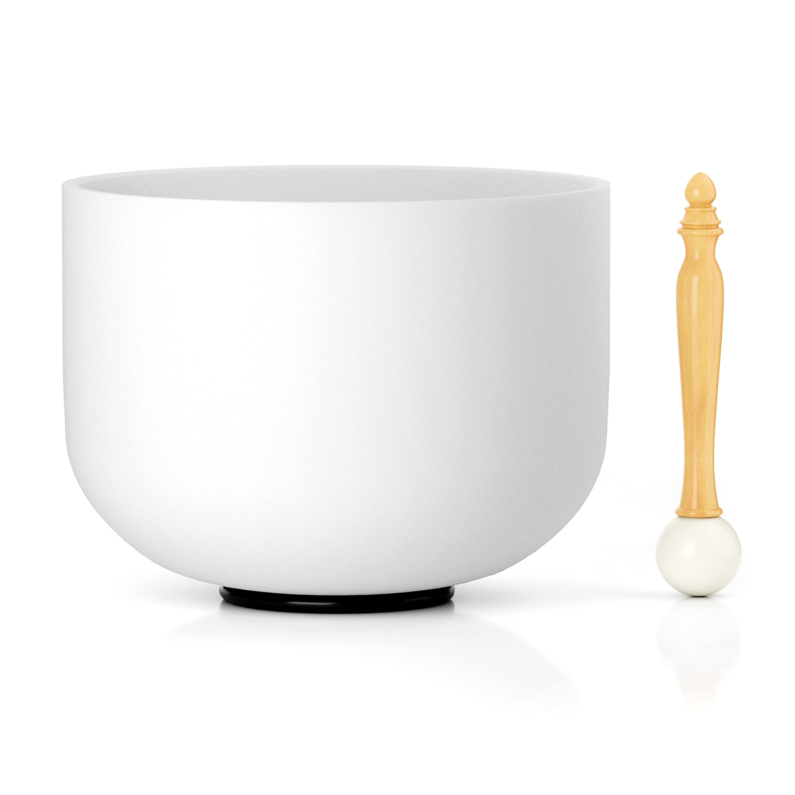 432Hz F Note Heart Chakra Singing Bowl Set - 10 Inch Crystal Meditation Bowl with Rubber Mallet, Mandala Tapestry & O-Ring for Sound Healing, Yoga, Chakra Balancing & Spiritual Practices