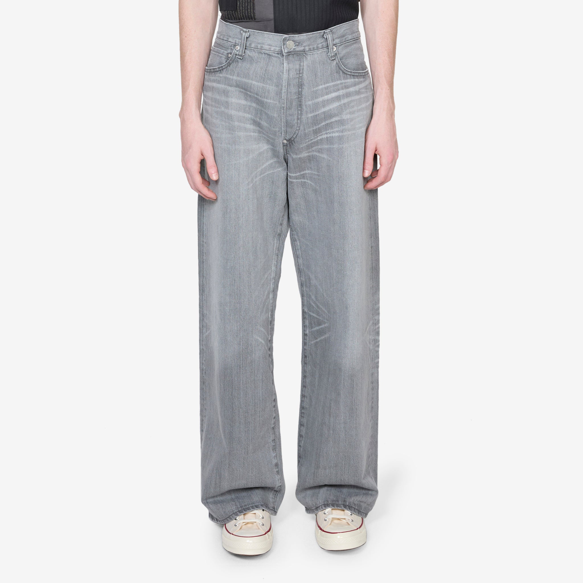 Levi's Selvedge Denim Jeans for Men - Classic Grey Straight Fit Vintage Style | Perfect for Casual Wear, Office & Night Out