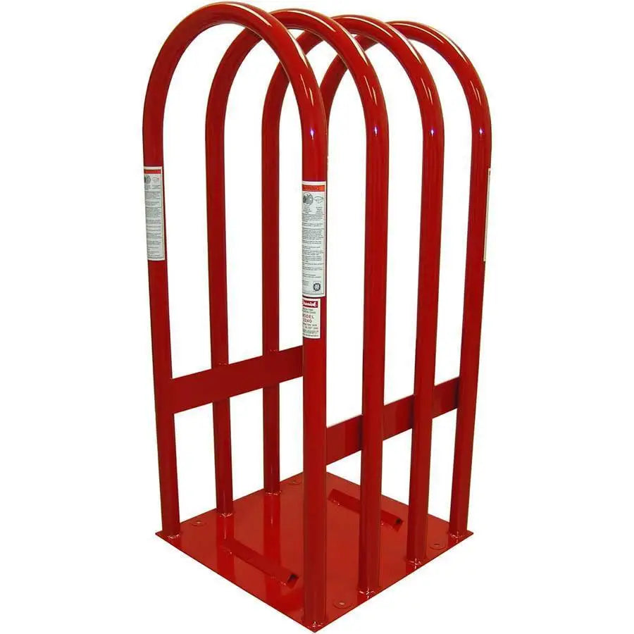 Branick Heavy Duty Truck Tire Inflation Cage (4 Bar) - Safe & Secure Air Pressure Maintenance for Commercial Vehicles