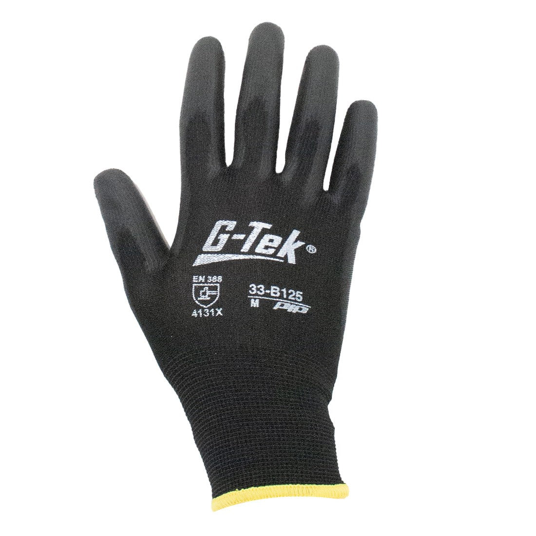 World Enterprises Poly Coated Nylon Gloves - Durable Work Gloves for Construction, Gardening & Outdoor Activities - Waterproof & Abrasion Resistant Safety Gloves
