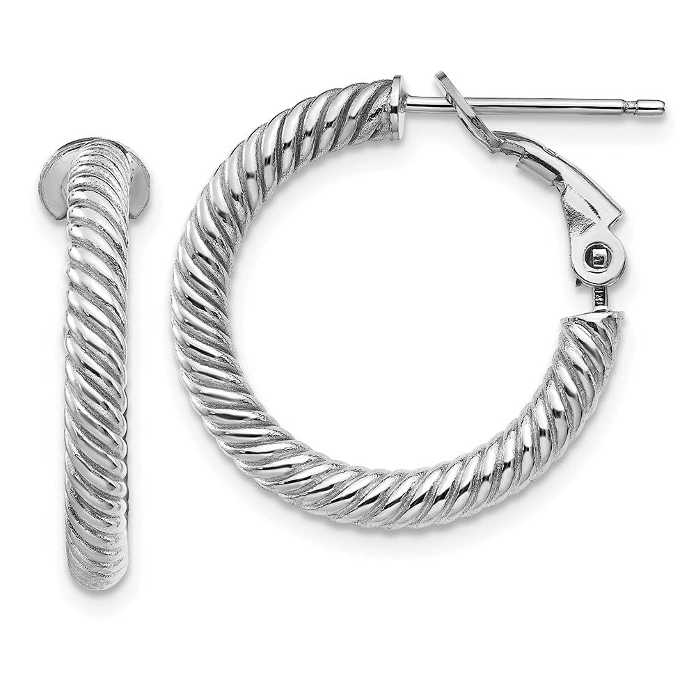 10K Gold Twisted Round Hoop Earrings for Women - Dainty & Elegant Fine Jewelry - Perfect for Everyday Wear, Parties & Special Occasions
