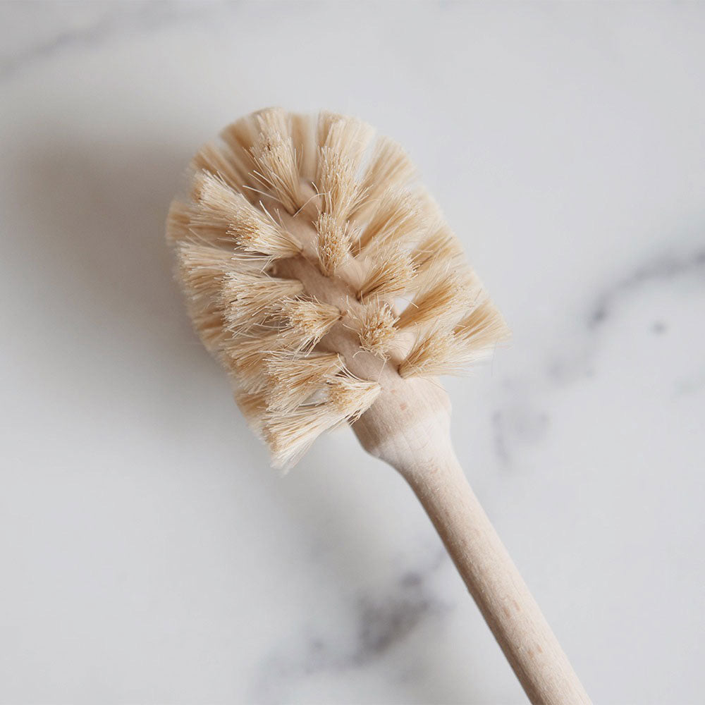 Premium Wooden Bottle & Cup Brush Set - Natural Bamboo Cleaning Brush for Baby Bottles, Water Bottles, and Travel Mugs - Perfect for Home, Kitchen, and Camping Use