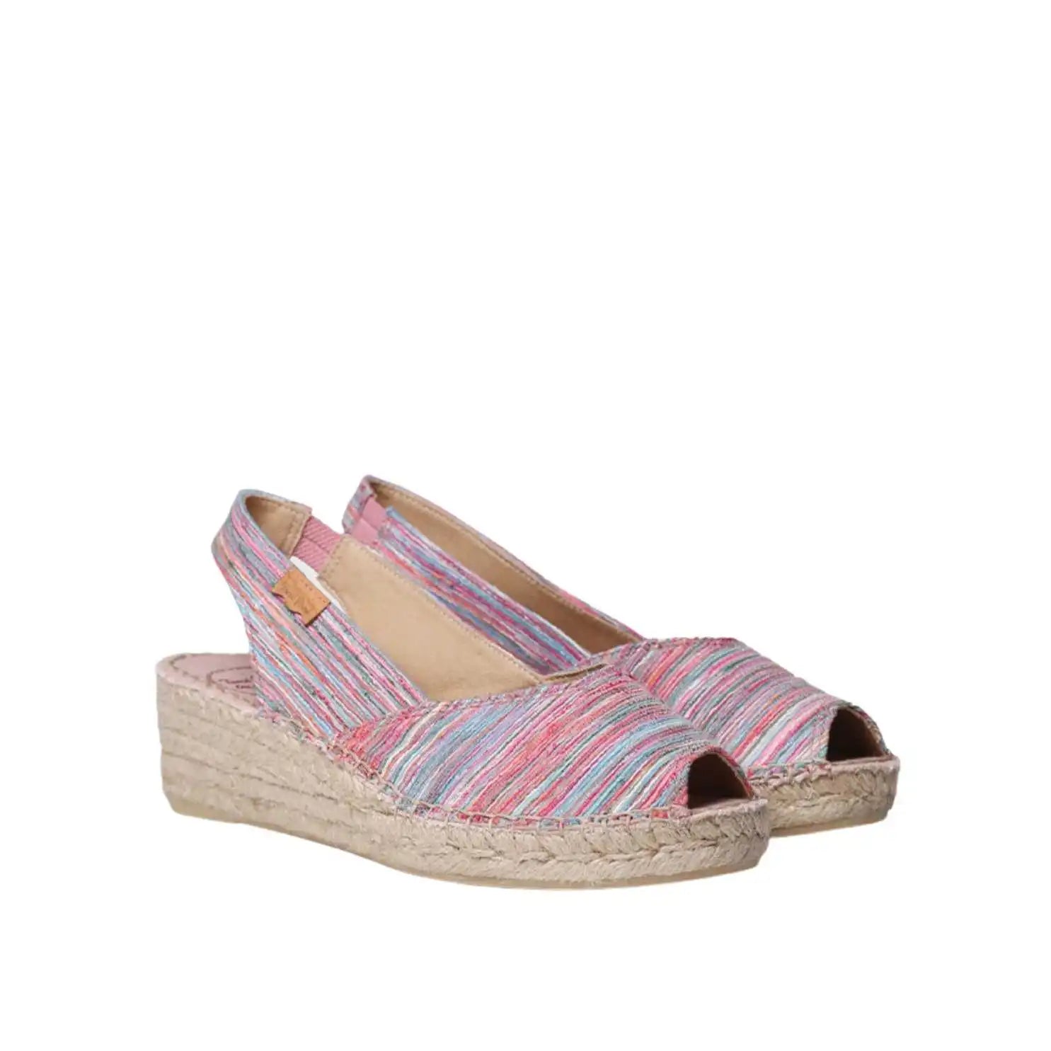 Women's Multicolor Fabric Espadrilles - Beri RG | Comfortable Summer Casual Shoes for Beach, Walking & Outdoor Activities