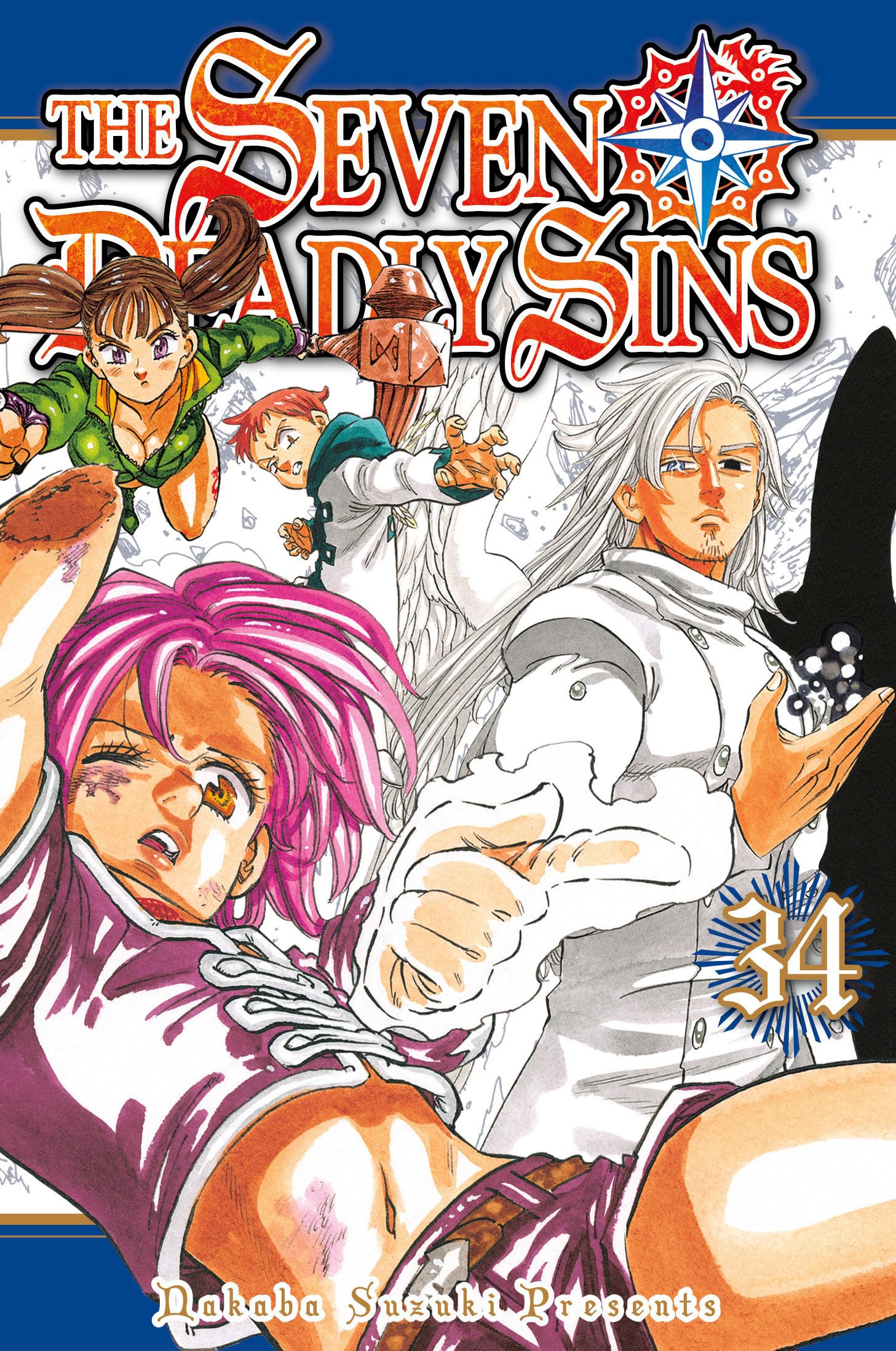 The Seven Deadly Sins Vol. 34 Manga - Latest Edition | Epic Fantasy Adventure for Anime Fans | Perfect for Collectors & Gift Giving