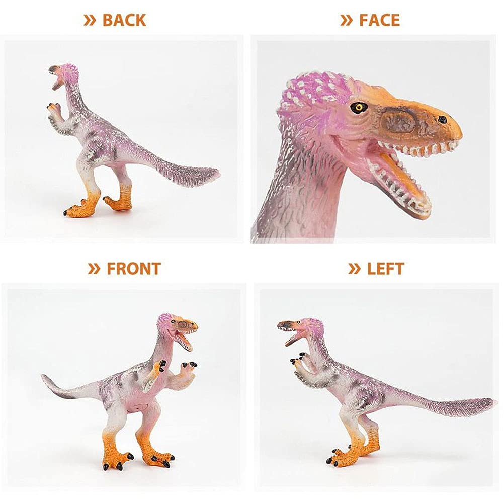 Flormoon Realistic Deinonychus Dinosaur Toy - Educational Vinyl Dinosaur Figurine for Kids, Science Projects, Birthday Gifts & Cake Toppers (Cotton Filled) | Perfect for Classroom Learning, Dinosaur Themed Parties & STEM Activities