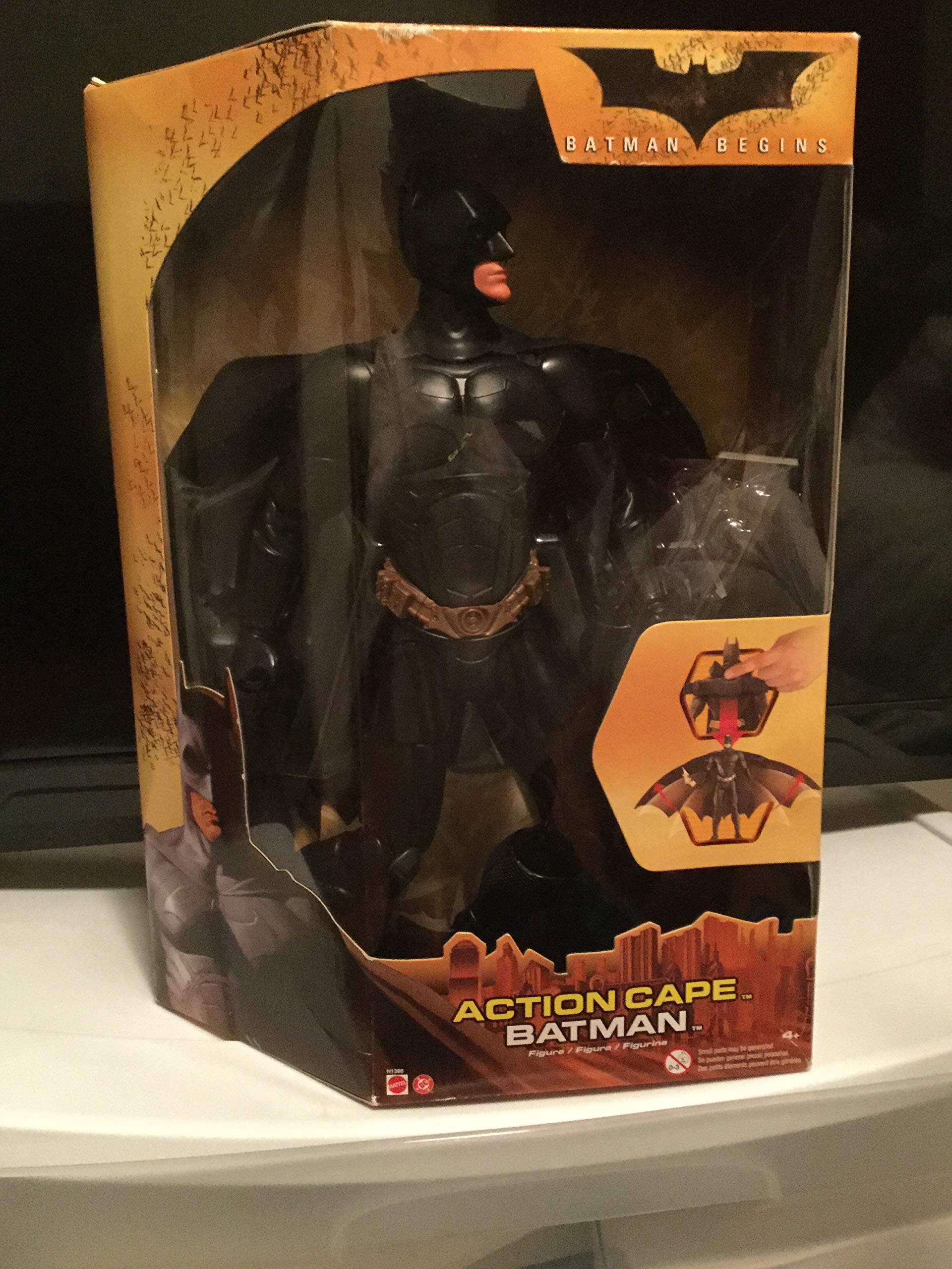 Batman Begins: Ultimate 14-Inch Collectible Batman Action Figure for Display & Play - Perfect for DC Fans, Collectors & Superhero Enthusiasts
