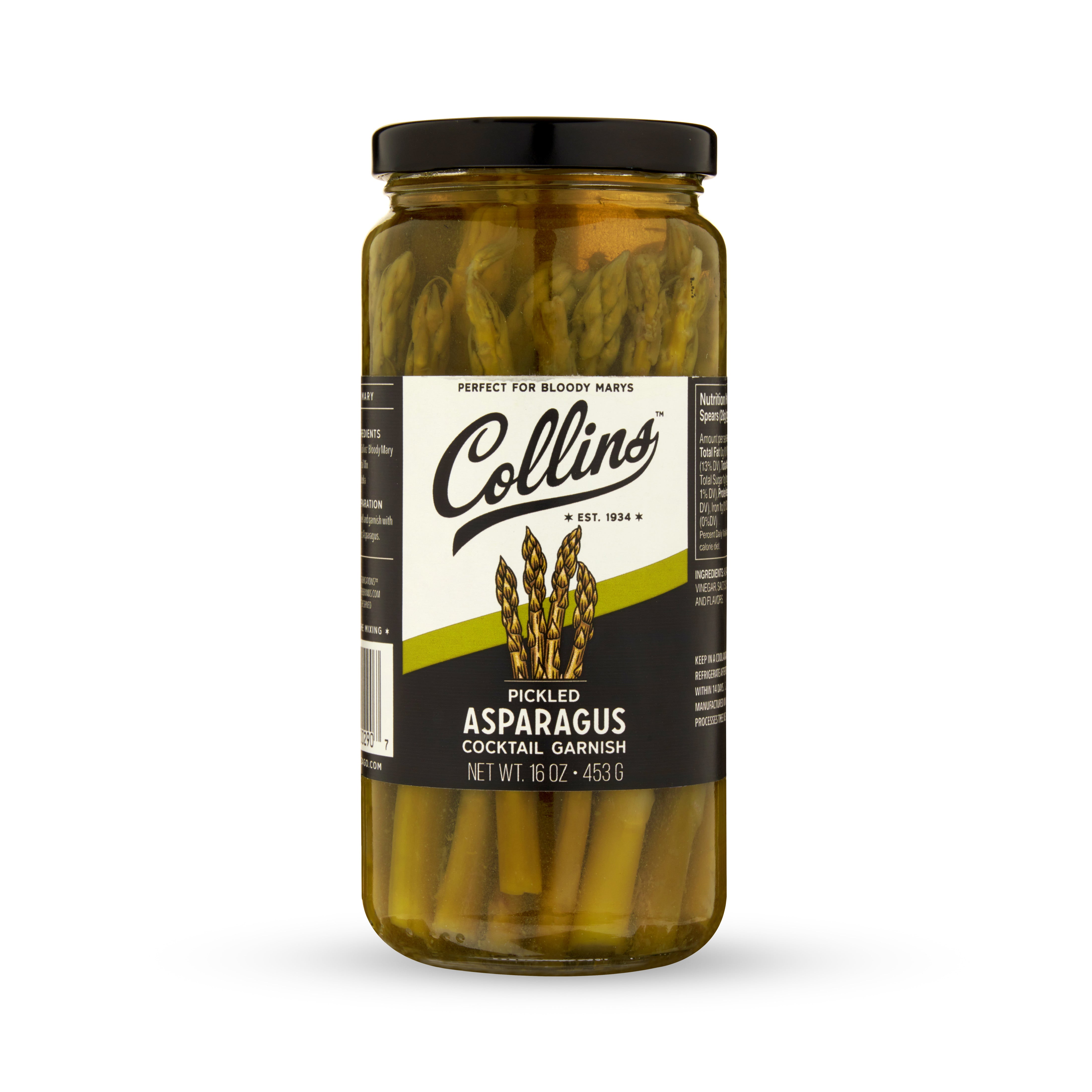 Gourmet Pickled Asparagus 16 oz Jar - Crispy & Flavorful Preserved Asparagus Spears - Perfect for Salads, Charcuterie Boards & Gourmet Gifts