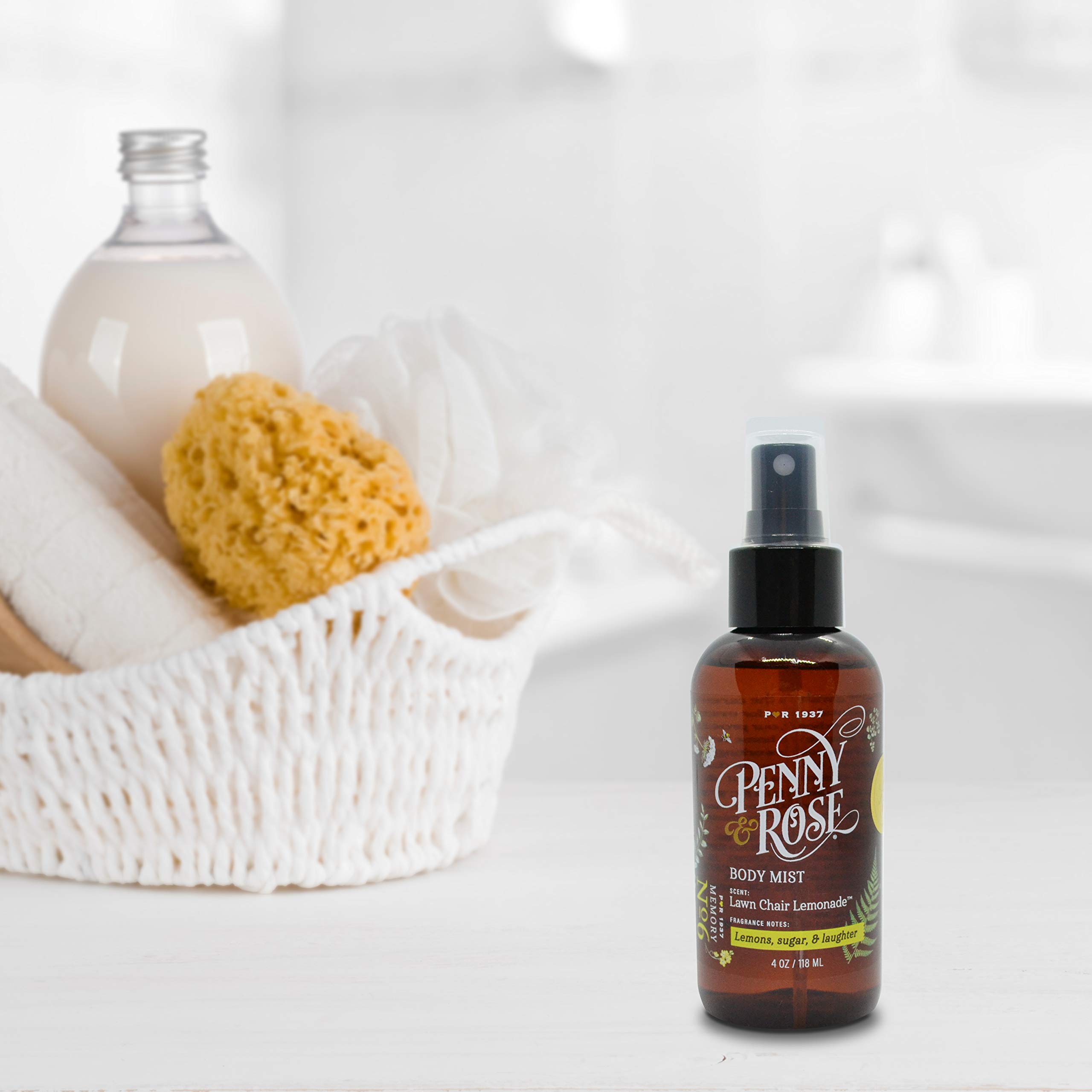 Penny & Rose Body Mist - Refreshing Lawn Chair Lemonade Fragrance for Women | Lightweight Summer Perfume for Daily Wear, Beach Outings & Outdoor Activities