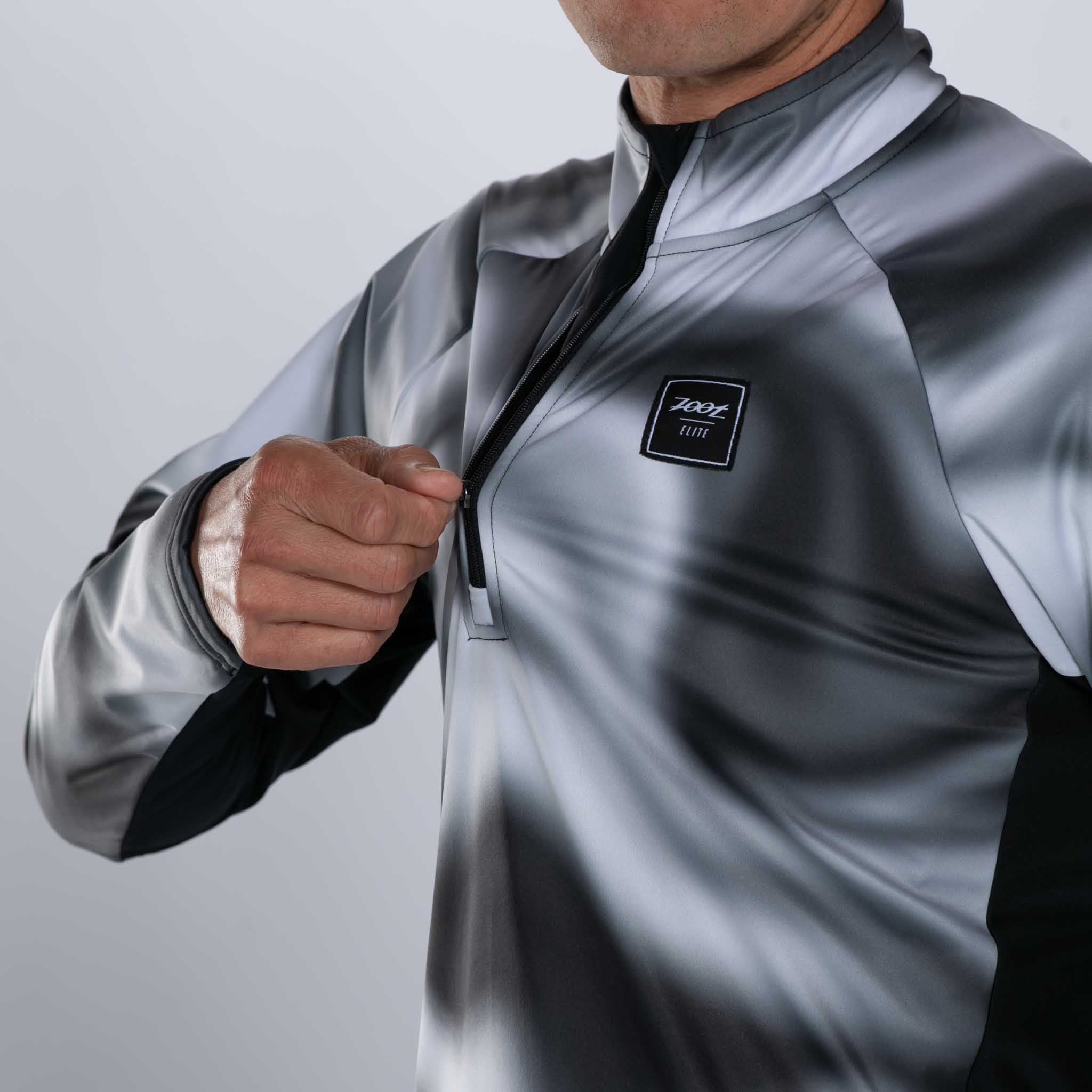 Men's Elite Thermo Shield 1/2 Zip Pullover - Lightweight Thermal Performance Fleece for Running, Hiking & Outdoor Activities