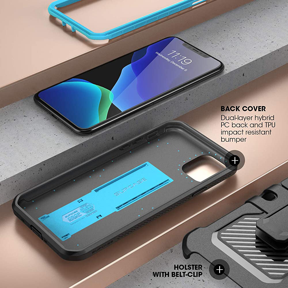 iPhone 11 Case 6.1 Inch | Unicorn Beetle Pro Rugged Protective Cover | Shockproof & Drop Proof | Blue | Perfect for Outdoor, Work & Daily Use