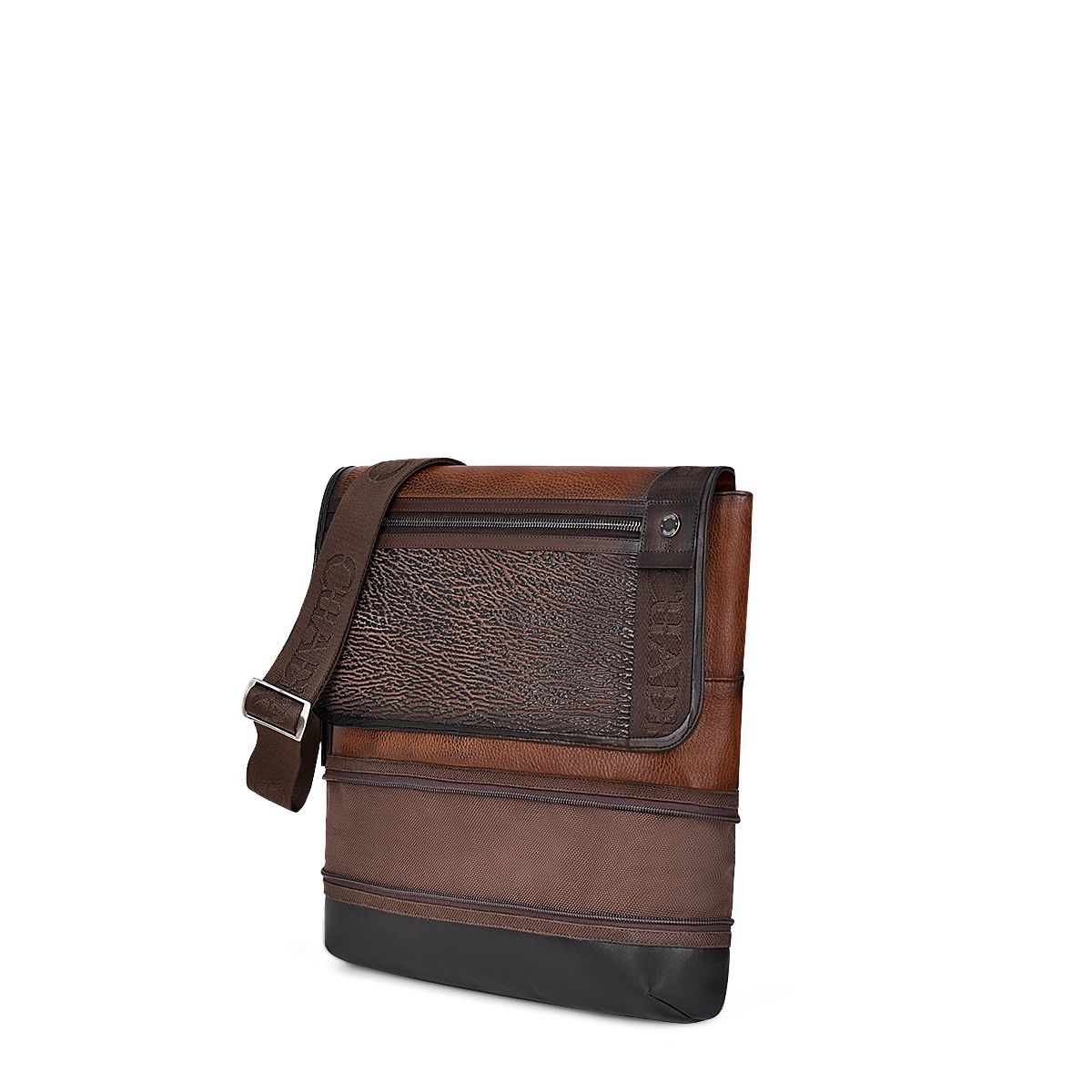 BOC08TI Cuadra Chocolate Shark Casual Crossbody Messenger Bag for Men & Women - Stylish & Functional Everyday Carry for Work, Travel & Outings