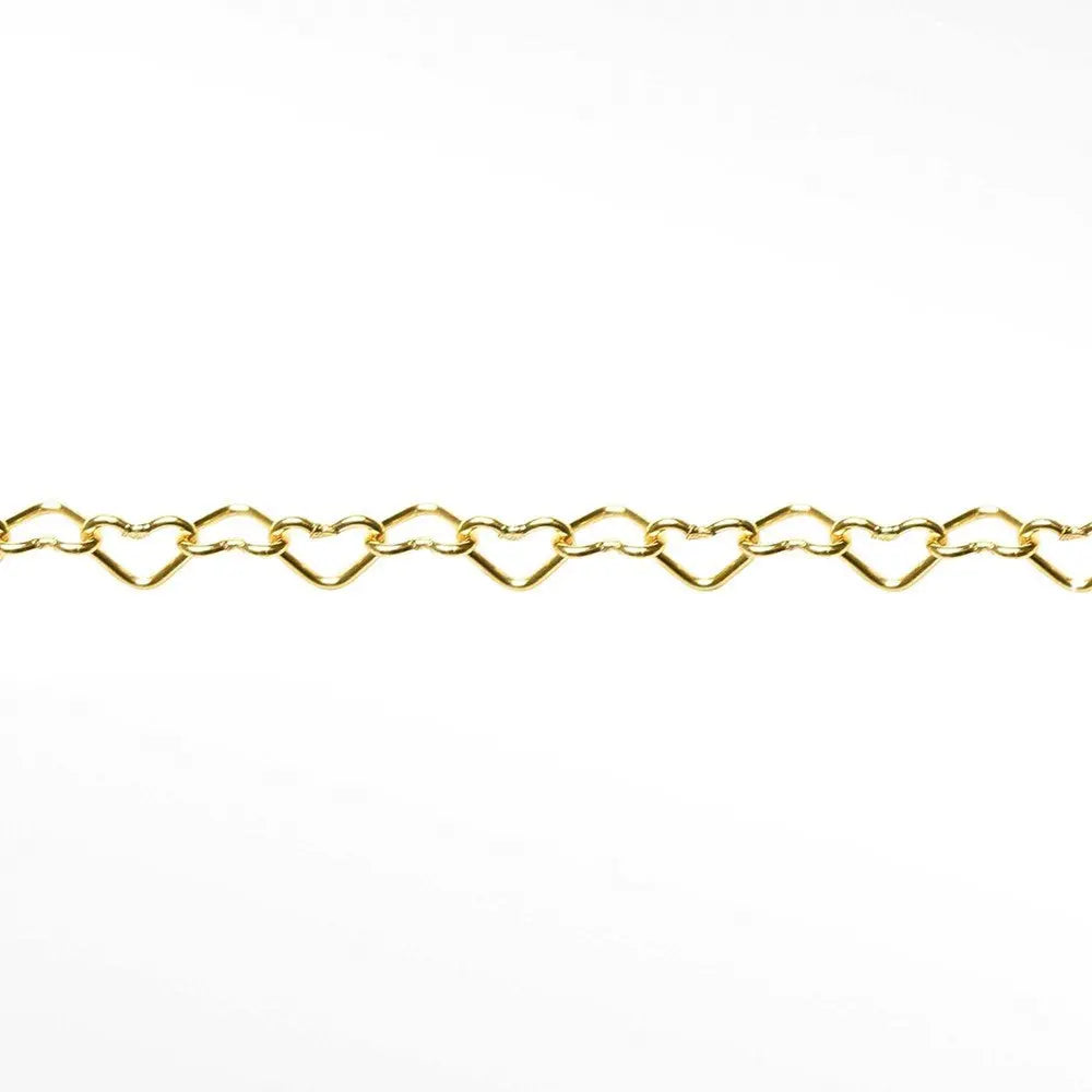 Permanent Heart Anklet in Yellow Gold Filled - Elegant Jewelry for Women, Perfect for Everyday Wear & Special Occasions
