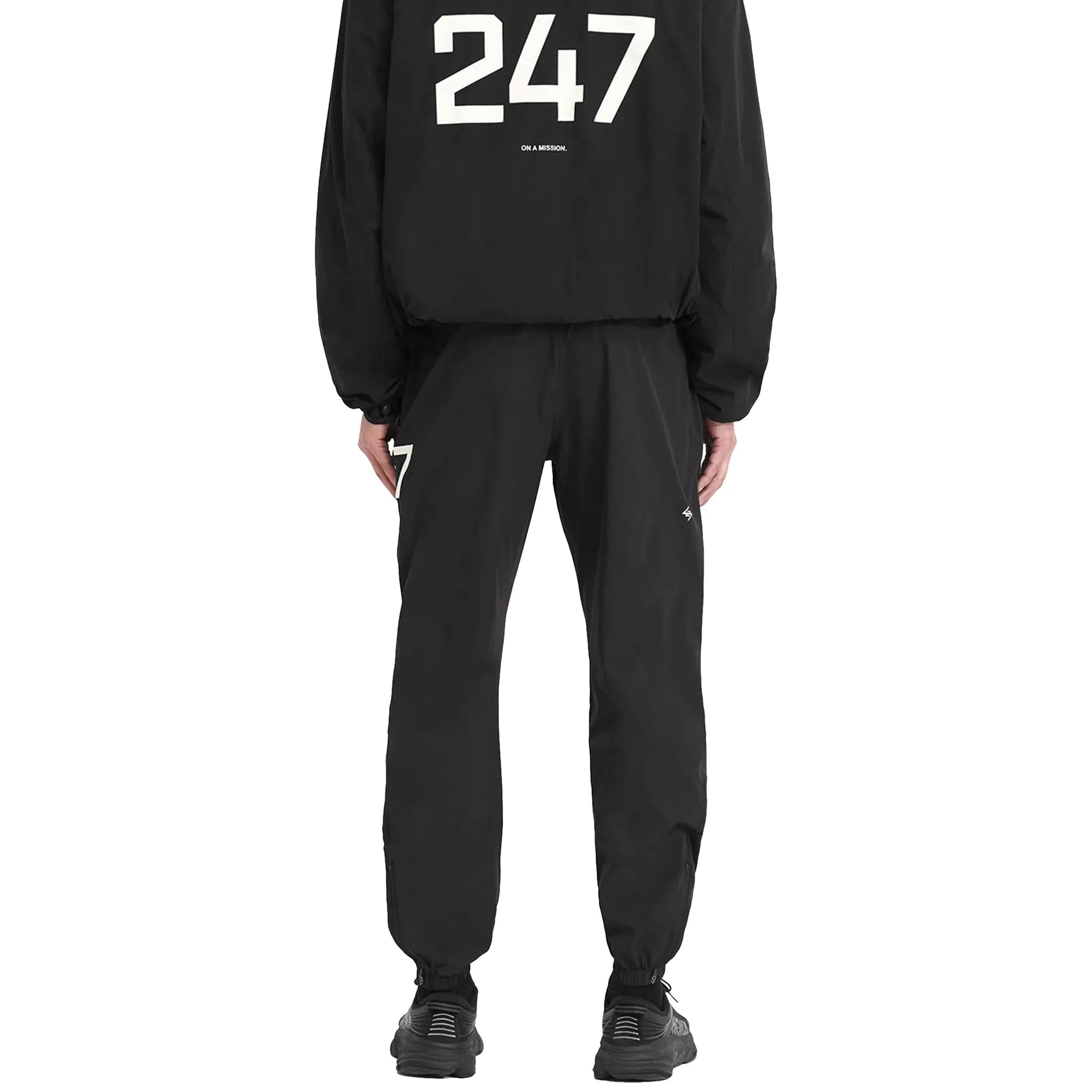 Represent 247 Jet Black Training Pants - Premium Workout Shorts for Men & Women | Gym, Running, Yoga & Fitness Training