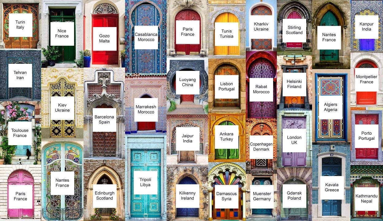 Premium Wooden Jigsaw Puzzle for Adults - Doors to The World - 557 Unique Pieces by Nautilus Puzzles - Challenging Brain Teaser & Home Decor for Puzzle Lovers