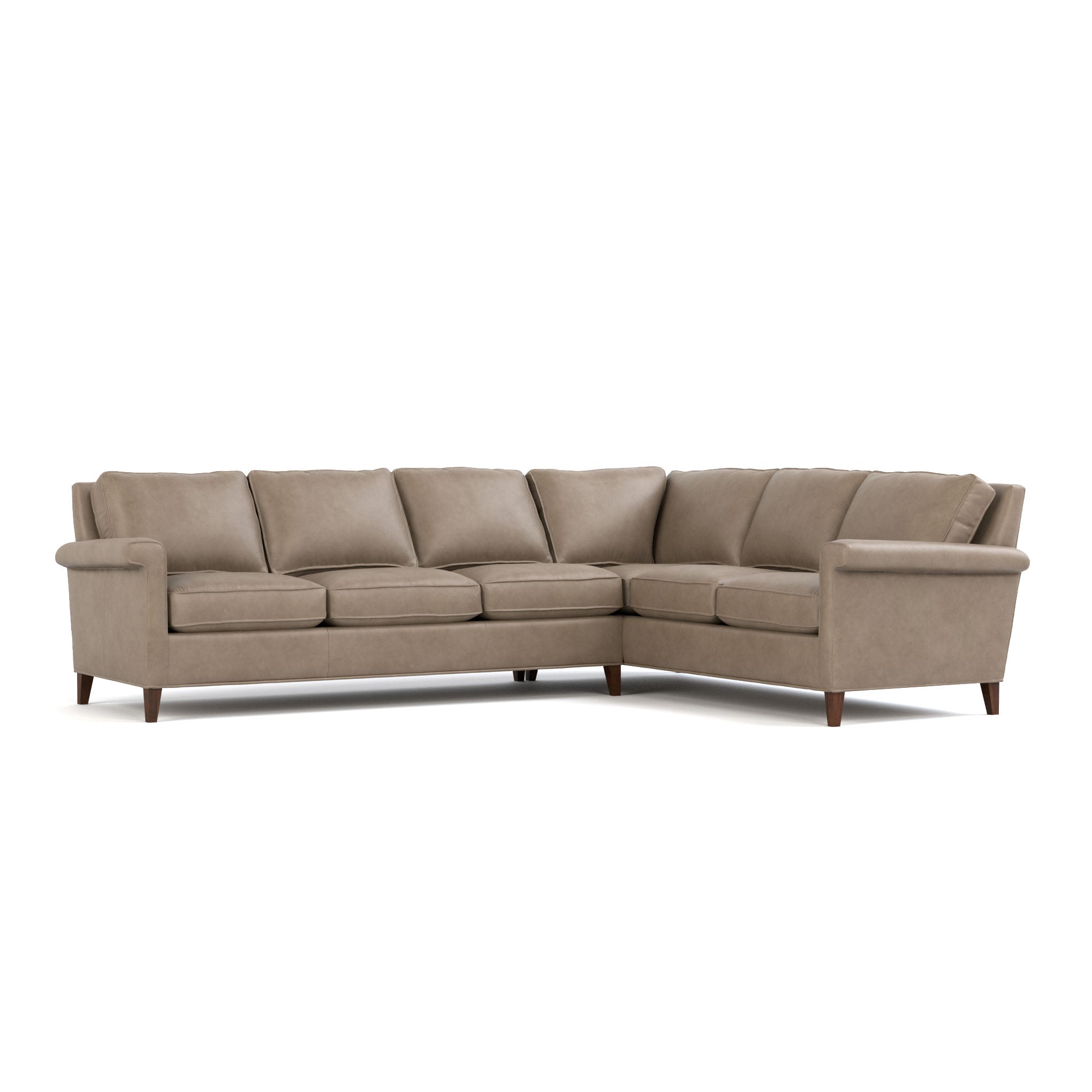 Modern Belleville Sectional Sofa - Comfortable L-Shaped Couch with Reversible Chaise for Living Room, Family Room & Lounge Areas | Durable Upholstered Fabric & Sturdy Frame | Perfect for Entertaining & Relaxing