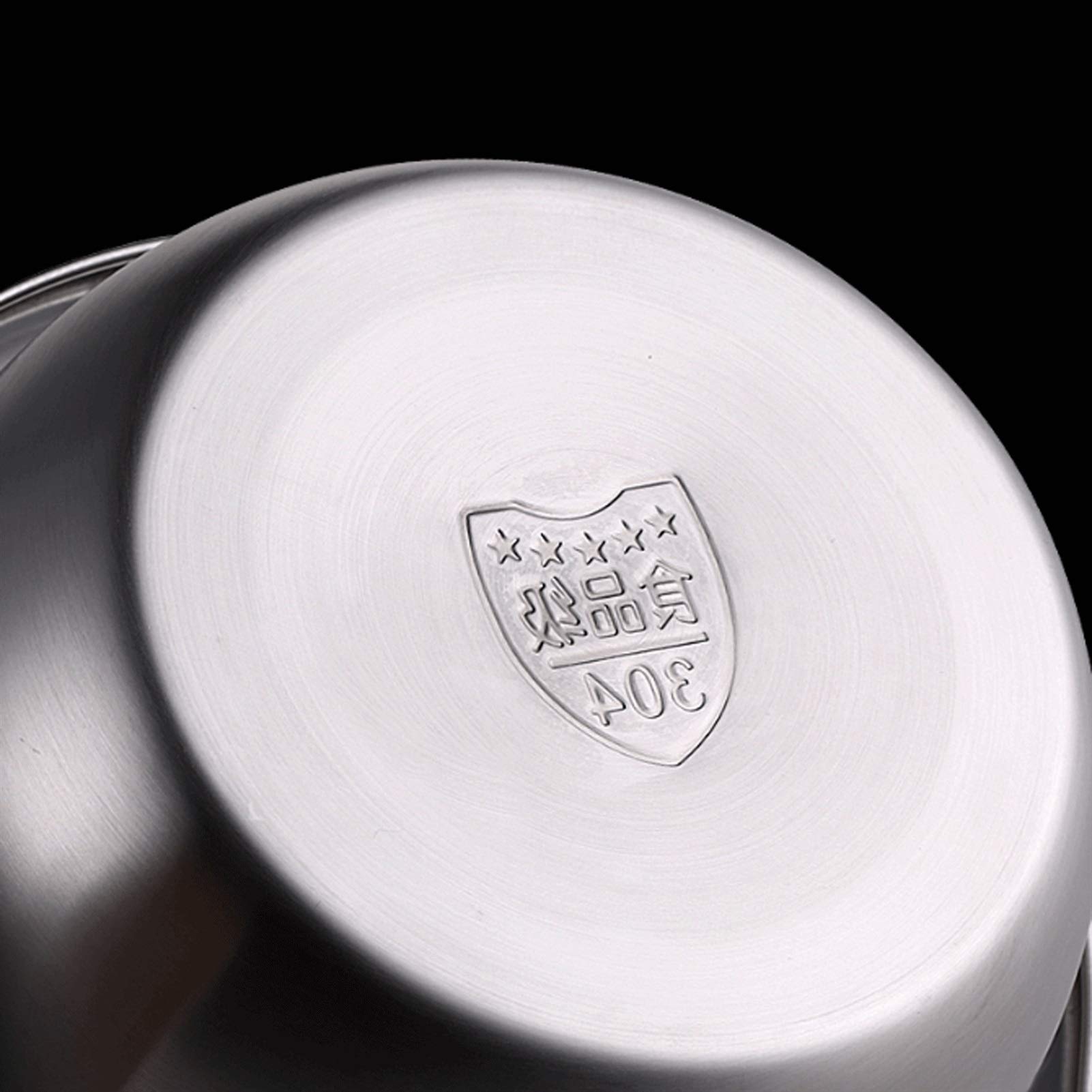Premium 304 Stainless Steel Mixing Bowl Set - 6 Piece Nesting Bowls for Cooking, Baking & Food Prep | Space-Saving Design with Non-Slip Grip | Perfect for Kitchen, Restaurant & Meal Prep Storage
