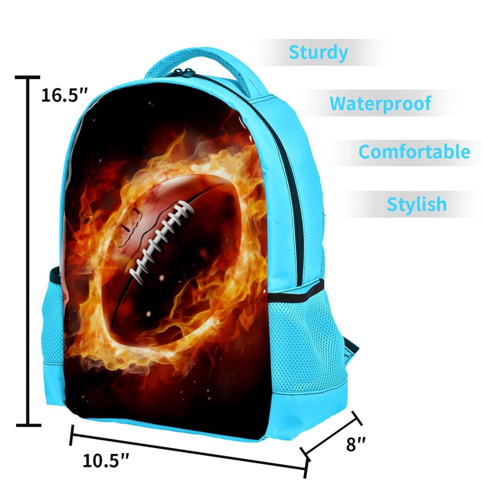 Best Travel Backpack for Women & Men - Durable Waterproof Hiking Backpack for Outdoor Adventures, American Football Games & Firefighter Use