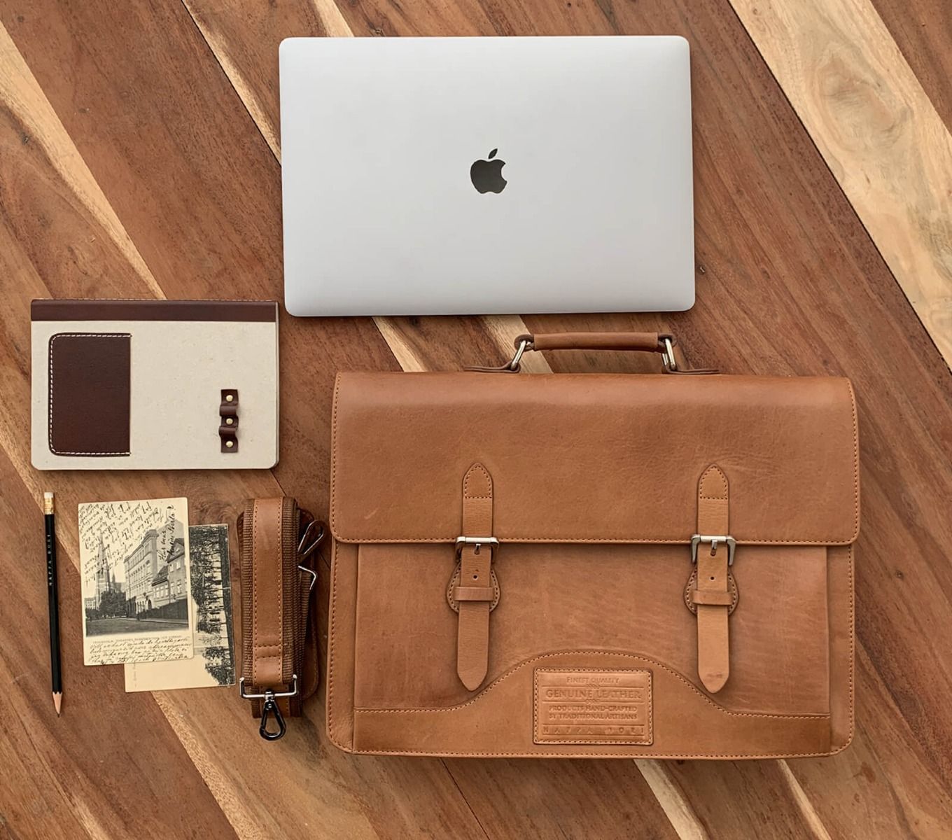 Premium Norman Laptop Bag for Men & Women - Waterproof 15.6 Inch Business Backpack with USB Charging Port - Perfect for Work, Travel & College