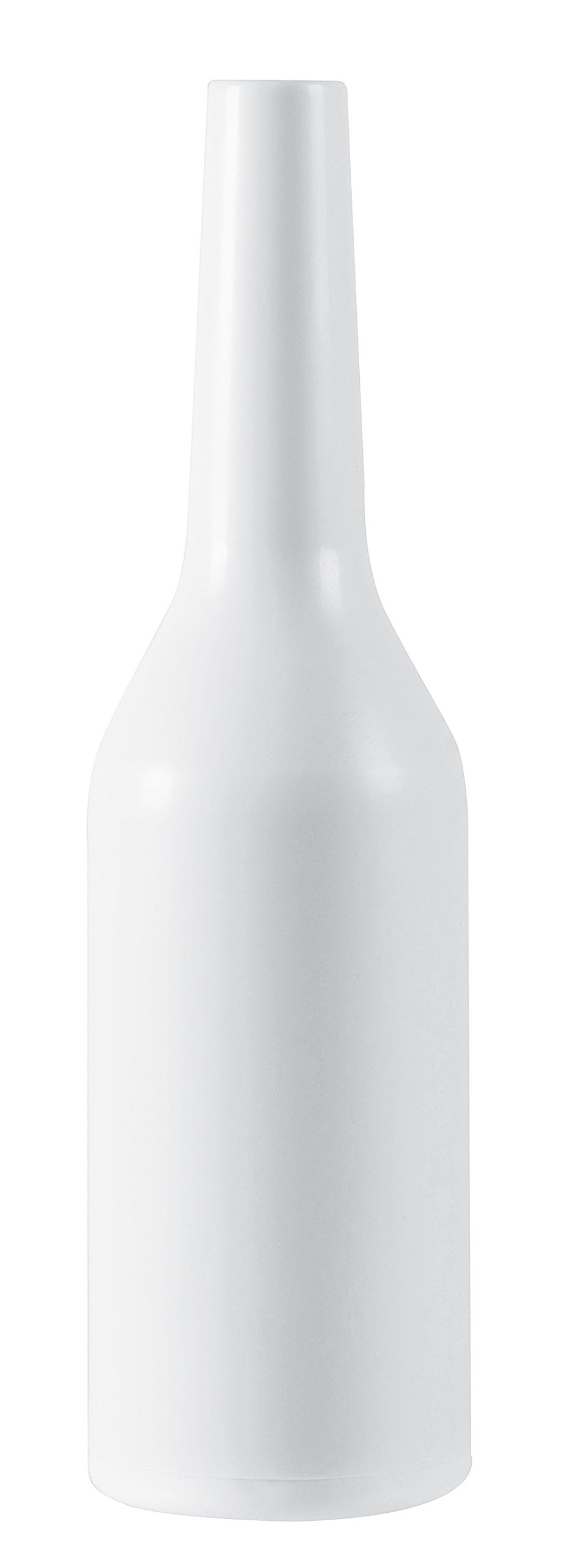 Professional Flair Bottle Cocktail Shaker - 750ml White Bartender Training Bottle for Flair & Mixology Practice - Perfect for Home Bars, Cocktail Parties & Bartending Schools