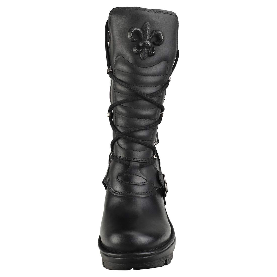 Unisex Platform Boots in Black - Size 8.5 US Men / 10 US Women - Trendy Chunky Sole Shoes for Streetwear & Winter Fashion