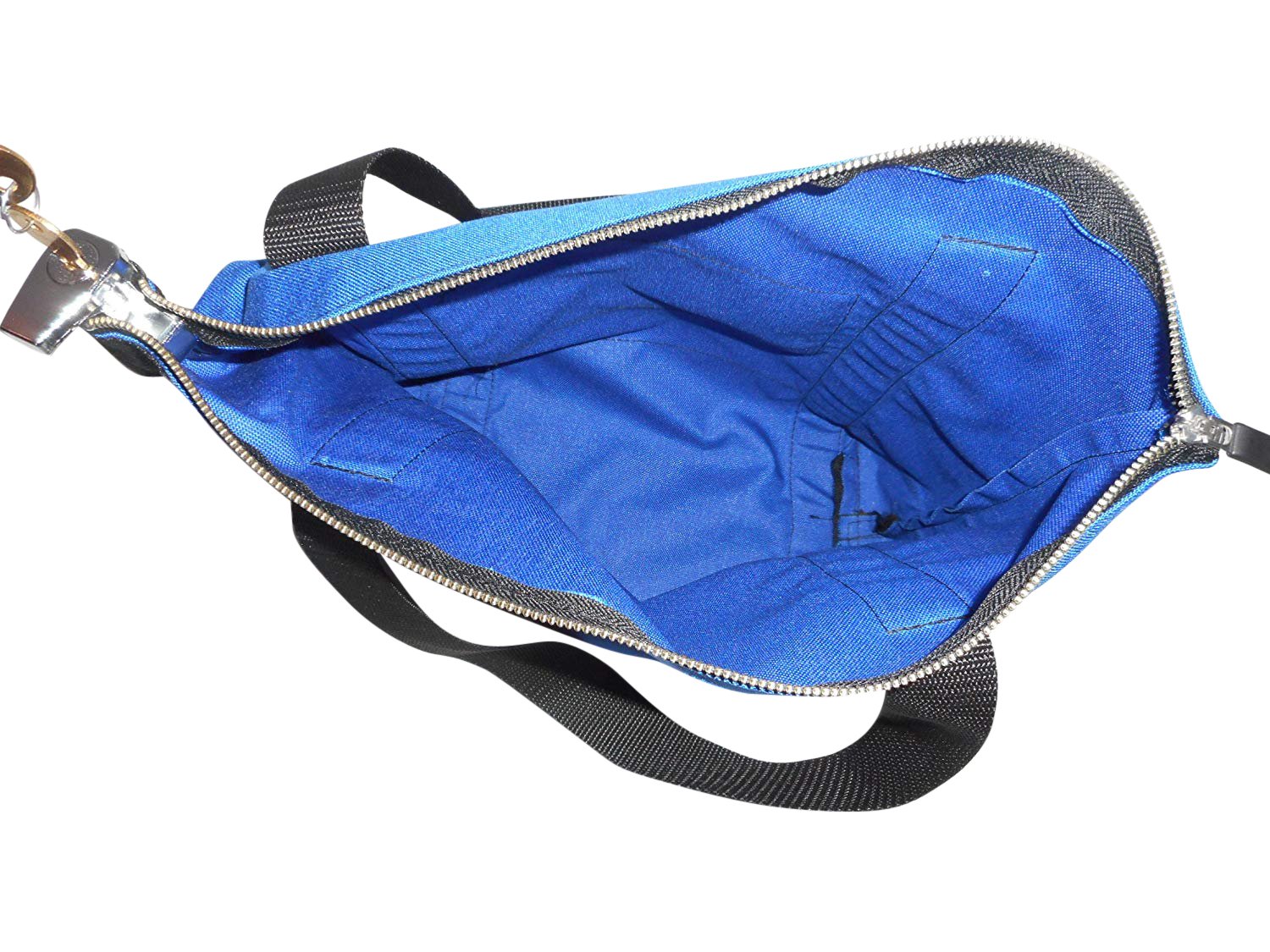 Secure Deposit Bag with Pop Lock & 2 Keys - Waterproof Bank Bag for Cash, Documents & Valuables - Made in USA (Blue) - Ideal for Businesses, Couriers & Personal Storage
