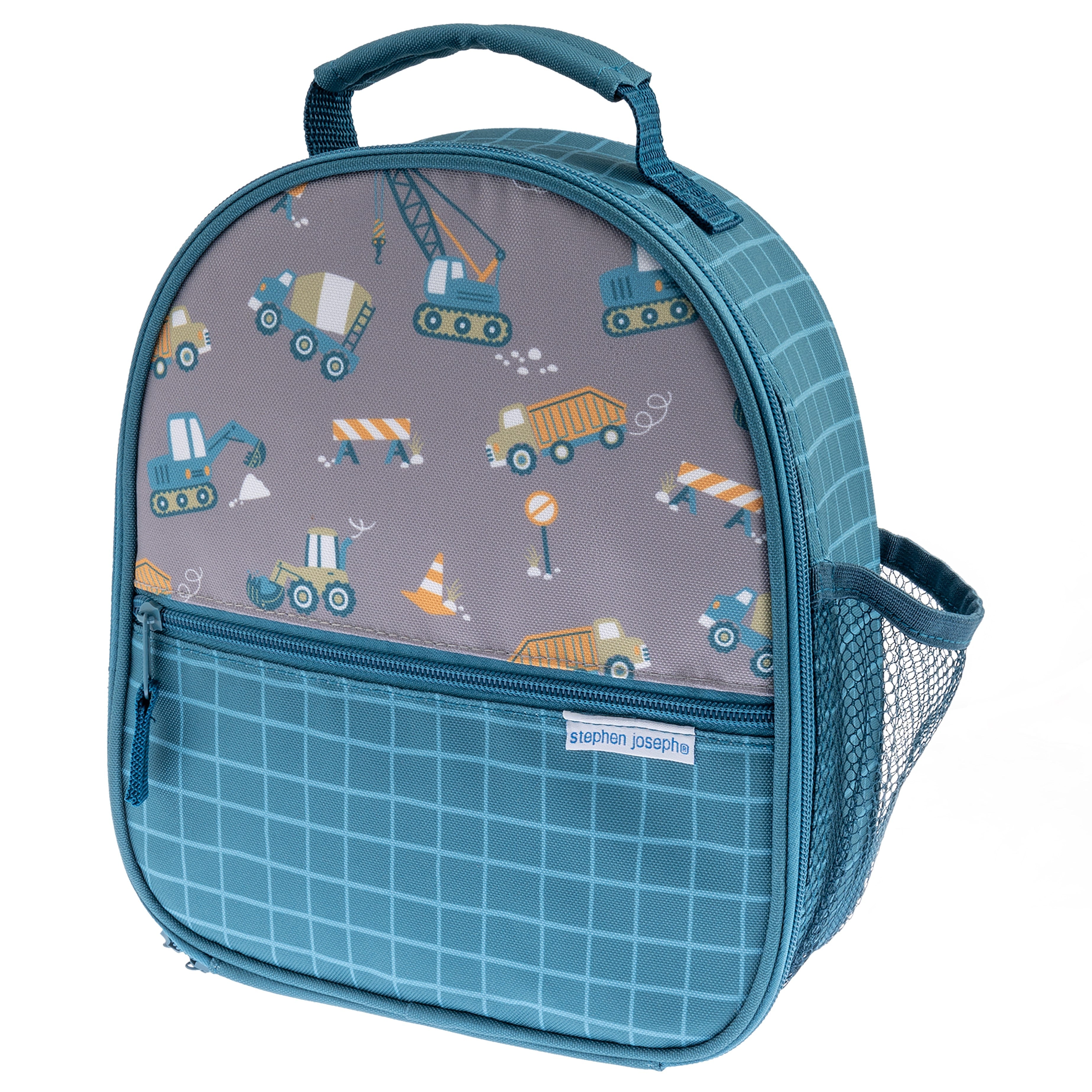 Durable Construction Themed All Over Print Backpack - Heavy Duty Laptop School Bag for Work, Hiking & Travel