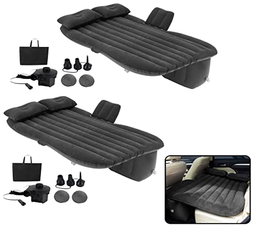 2 Pk. Grey Inflatable Car Mattress