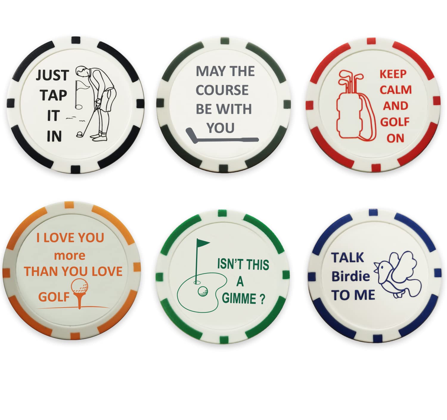 Premium Magnetic Golf Hat Clip - Secure Ball Marker Holder for Golf Caps | Perfect for Golfers on the Course & Driving Range