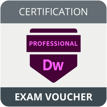 Adobe Dreamweaver Web Authoring Certification Exam Voucher | Official Adobe Certified Professional Exam | Perfect for Web Designers & Developers