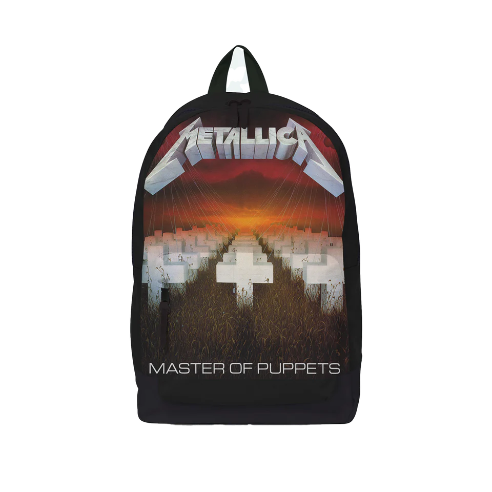 Master Of Puppets Backpack - Heavy Metal Themed School & Travel Backpack for Fans | Perfect for Concerts, College & Everyday Use
