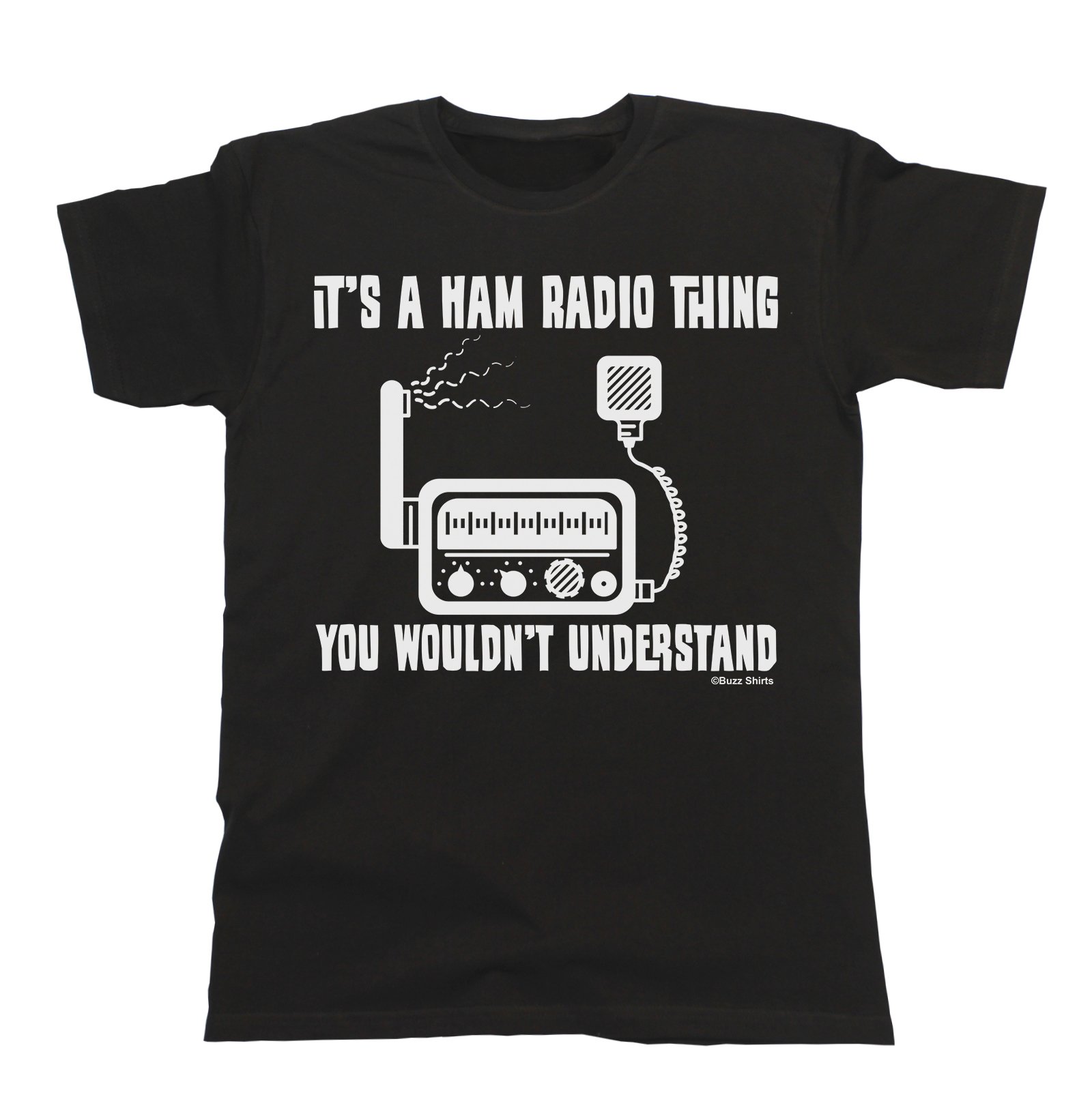 Men's 'It's A Ham Radio Thing, You Wouldn't Understand' Novelty Slogan T-Shirt | 100% Organic Cotton | Funny Amateur Radio Enthusiast Gift | Perfect for Ham Radio Operators & Tech Lovers