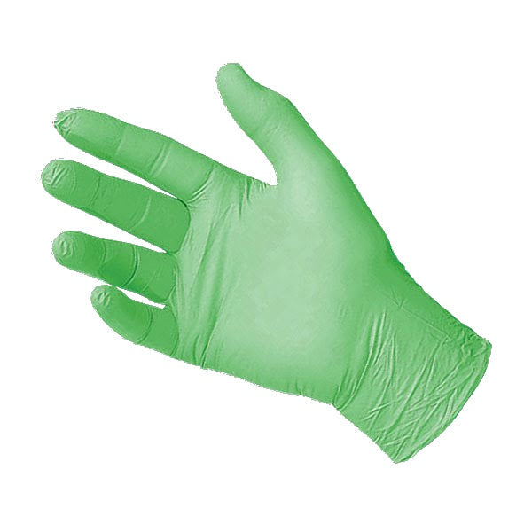 Premium Prosafe Green Nitrile Biodegradable Exam Gloves - Latex-Free, Powder-Free Disposable Gloves for Medical, Dental, Food Service & Cleaning - Eco-Friendly Protection for Healthcare Professionals & Home Use