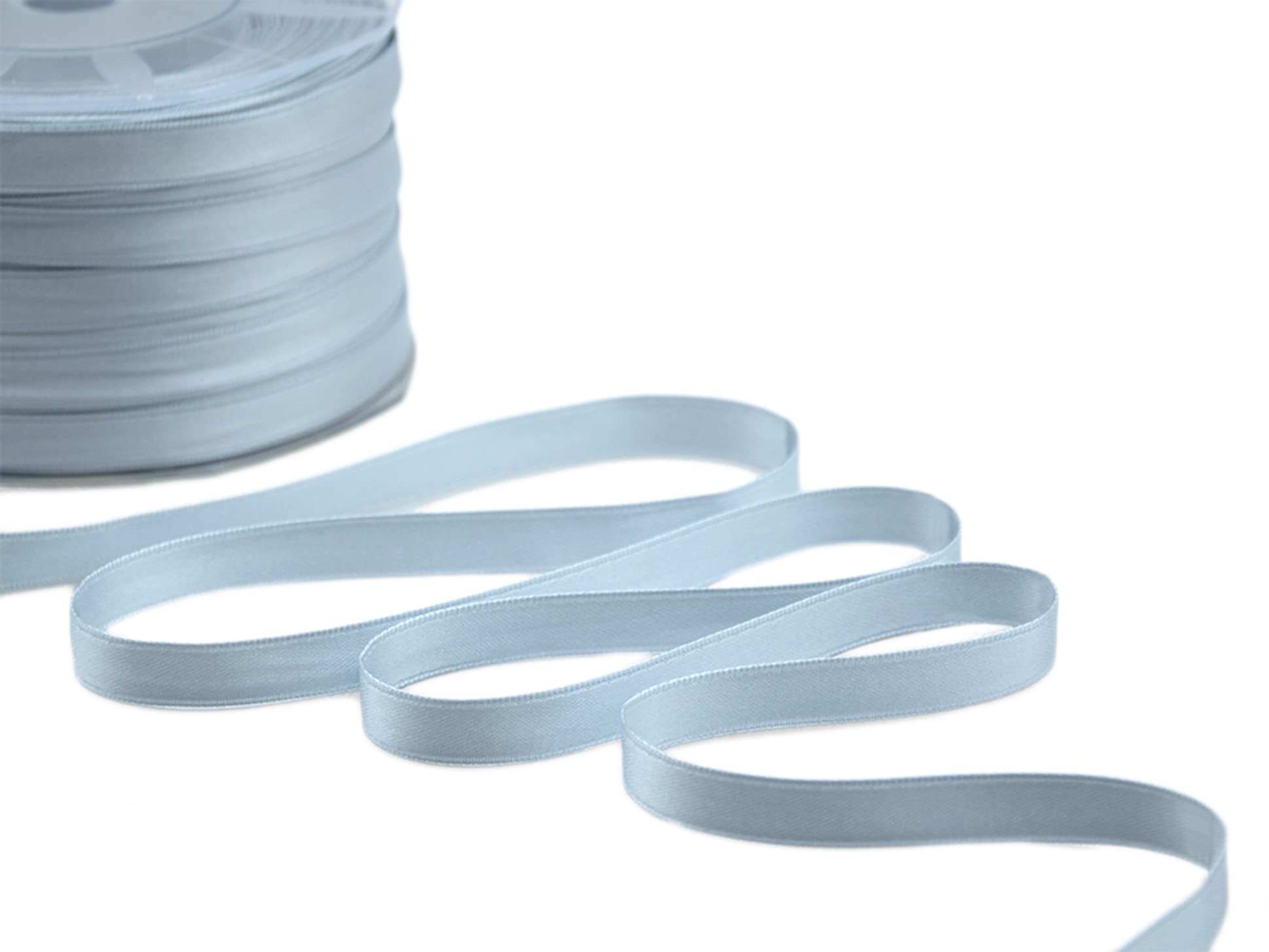 Furlanis Duck Egg Blue Ribbon - 10mm x 100m Craft Ribbon for Gift Wrapping, DIY Projects, Party Decorations & Scrapbooking