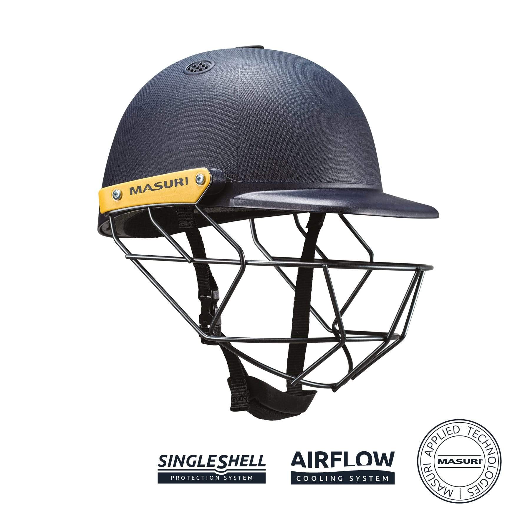 Masuri C Line Steel Junior Cricket Helmet - Lightweight & Durable Youth Cricket Safety Gear for Practice & Matches