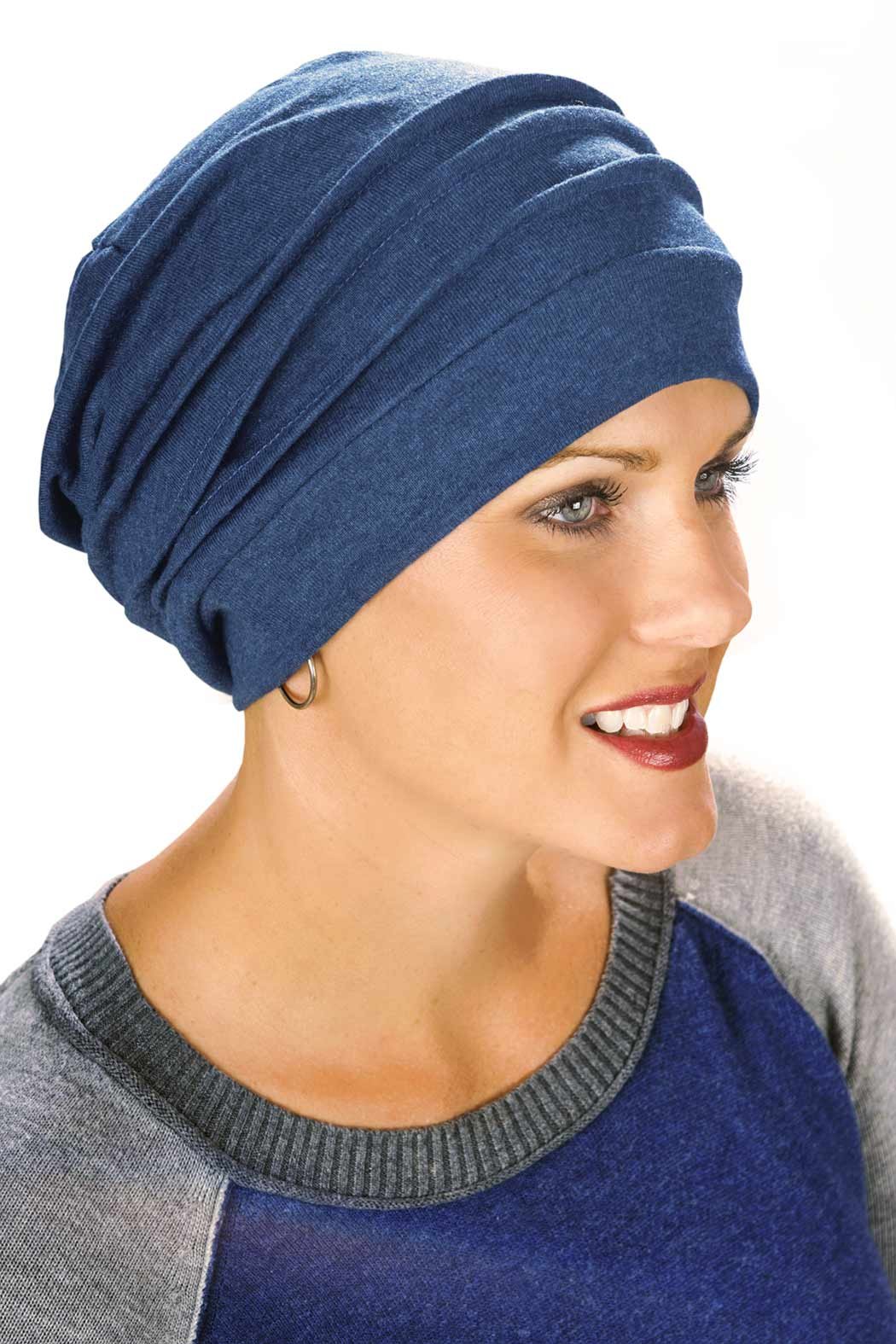 Original 100% Cotton Slouchy Snood Hat & Beanie - Soft Winter Knit Hat for Women & Men - Perfect for Cold Weather, Outdoor Activities & Casual Style