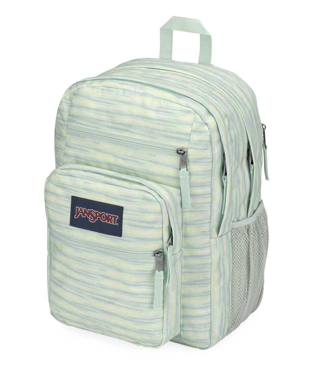 JanSport Big Student Backpack 70s Space Dye Fresh Mint - Durable School & College Backpack for Laptops, Books & Essentials - Perfect for Campus, Travel & Everyday Use